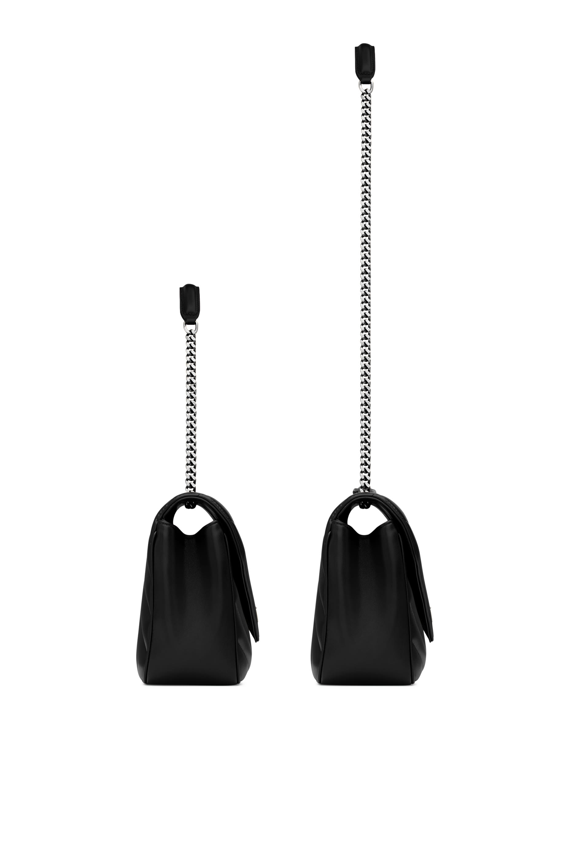  Loulou Medium Chain Bag In Matelass&eacute; Lambskin