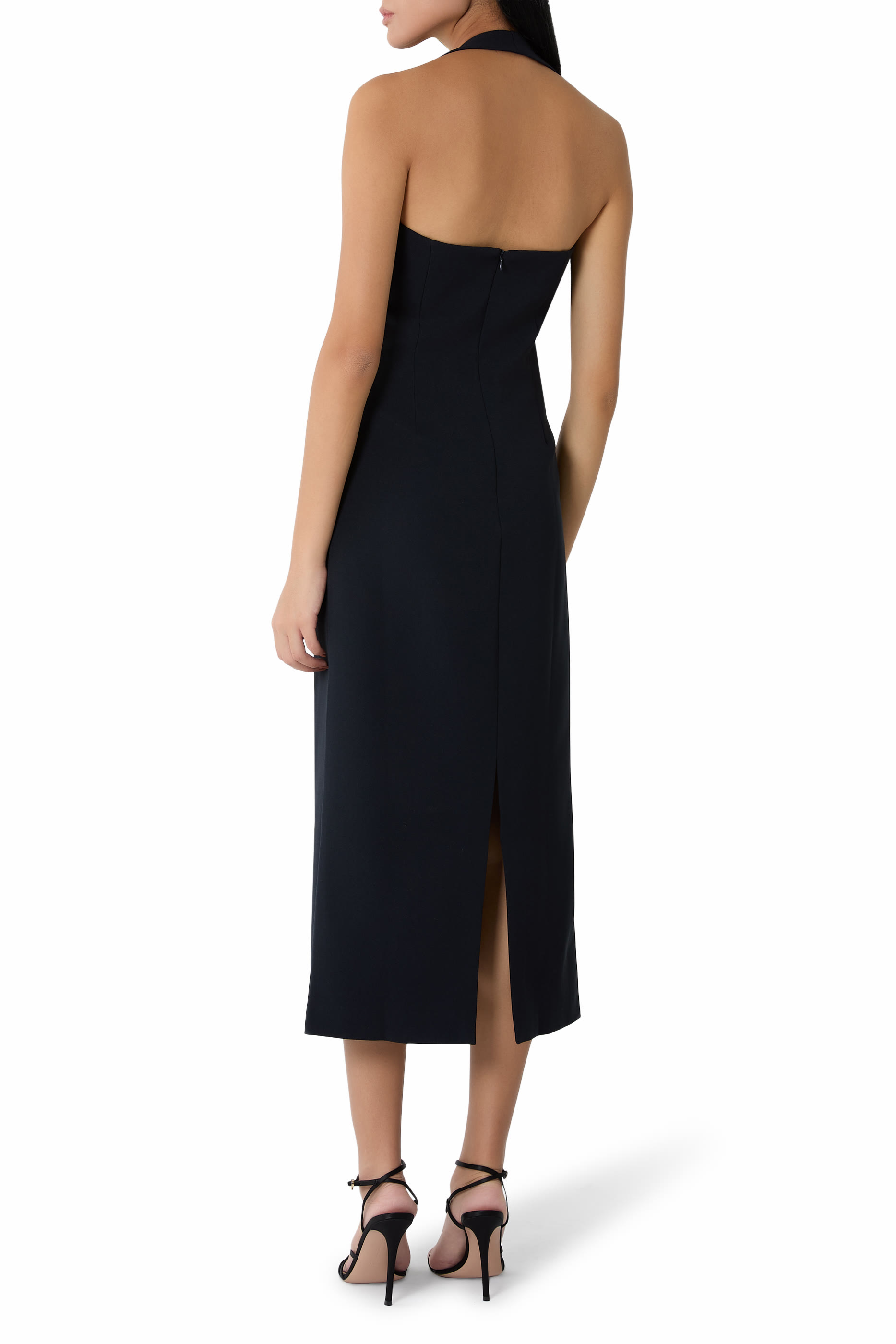 The Ultimate Muse Halter Neck Midi Dress