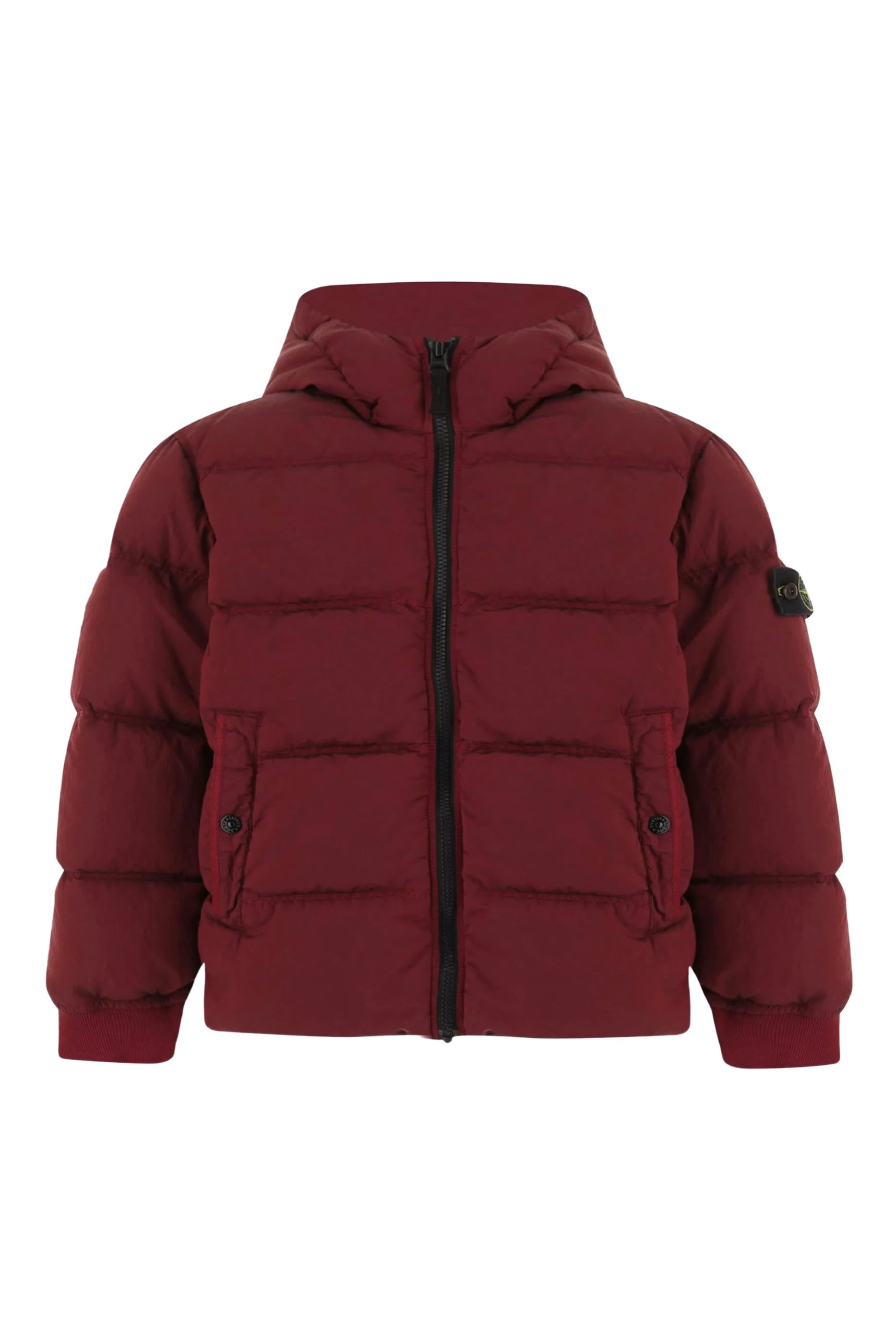 Compass Logo-Patch Padded Jacket