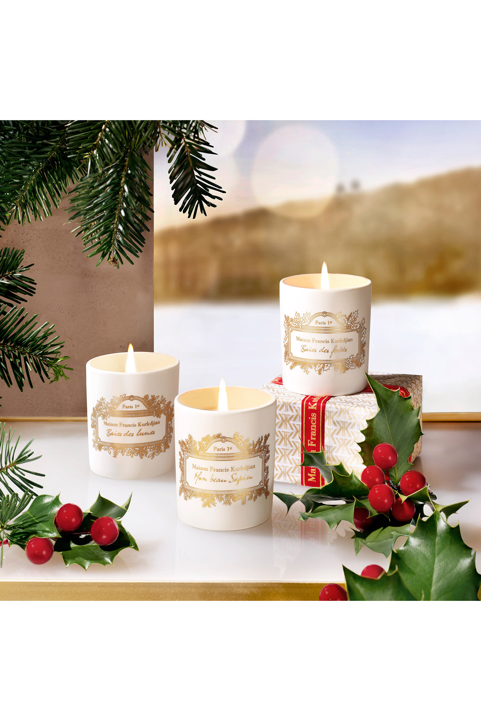 Trio of Scented Candles &ndash; Holiday Edition
