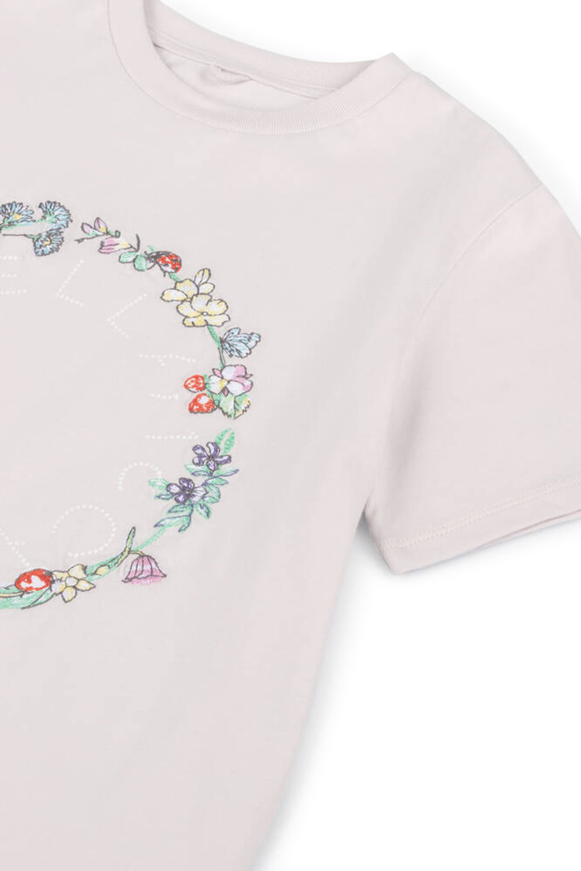 Kids Cotton Flowers T-Shirt