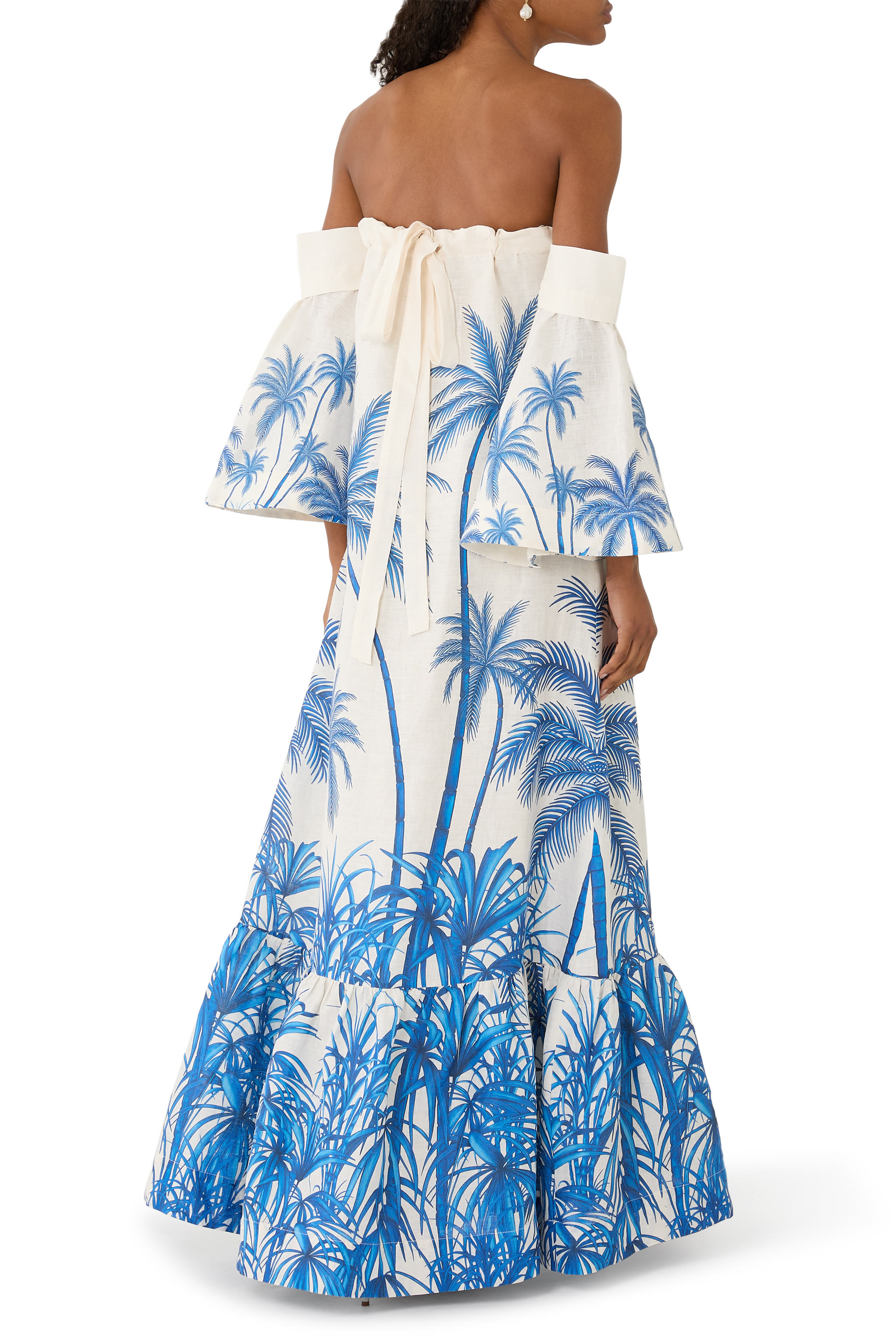 De Isla Maxi Off-Shoulder Maxi Dress