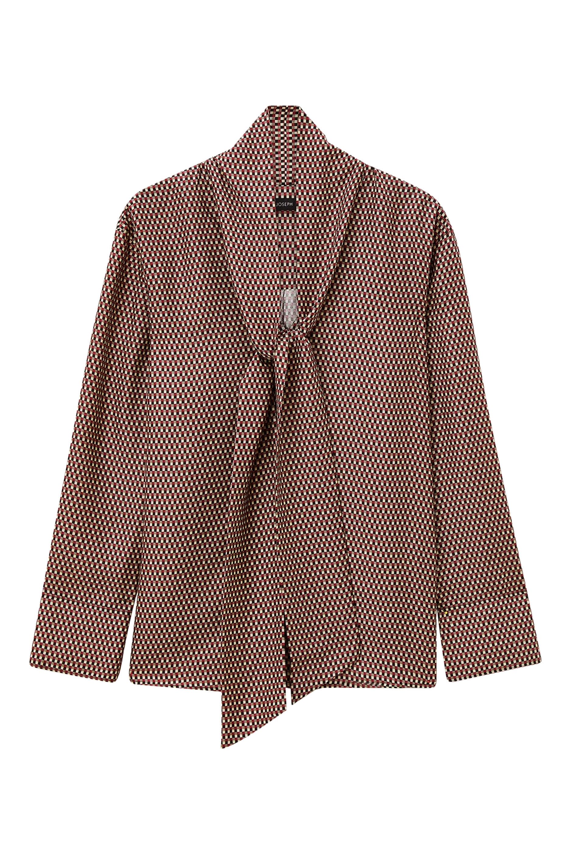  Adele Printed Silk Blend Blouse 