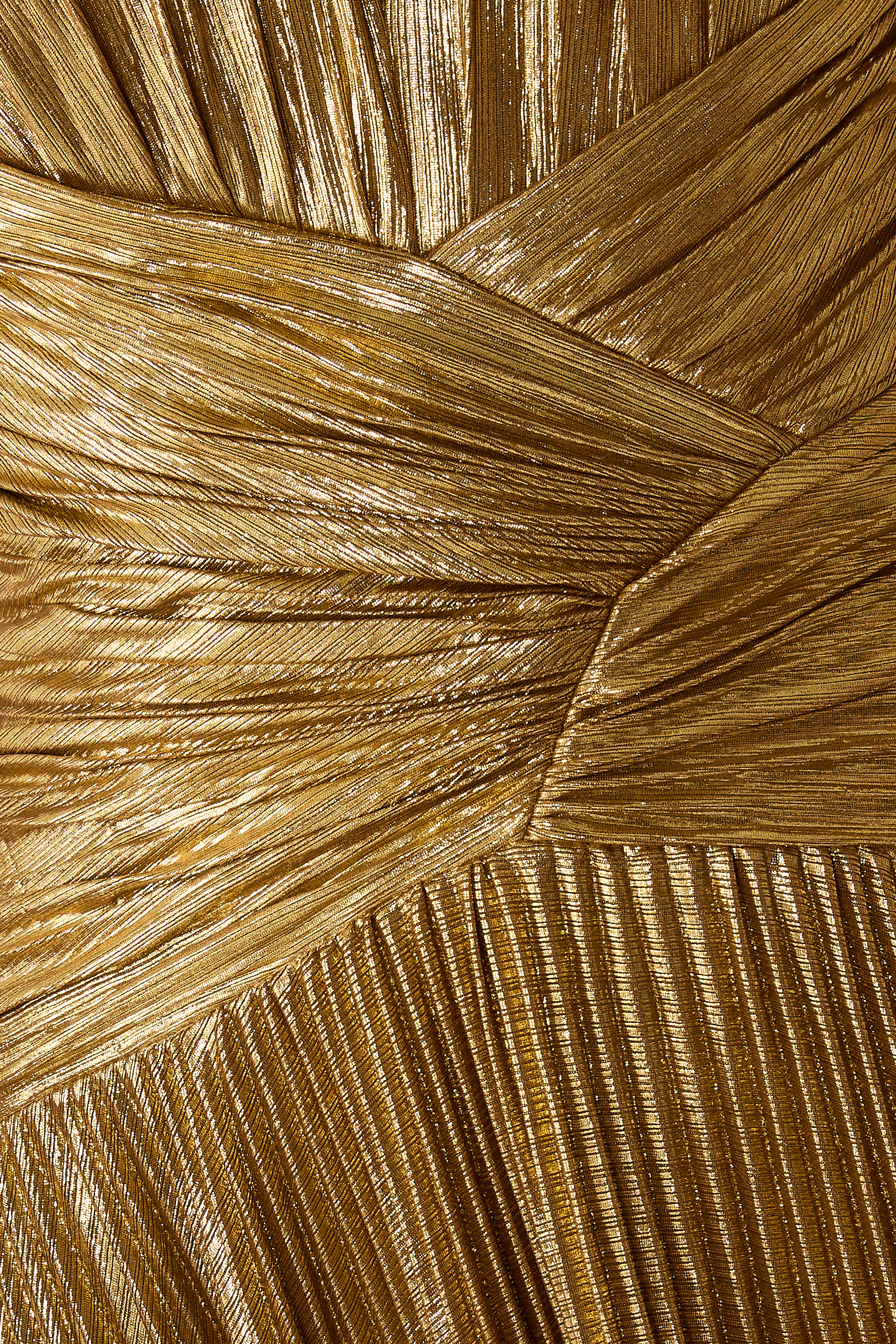 Draped Halter Pleated Gown