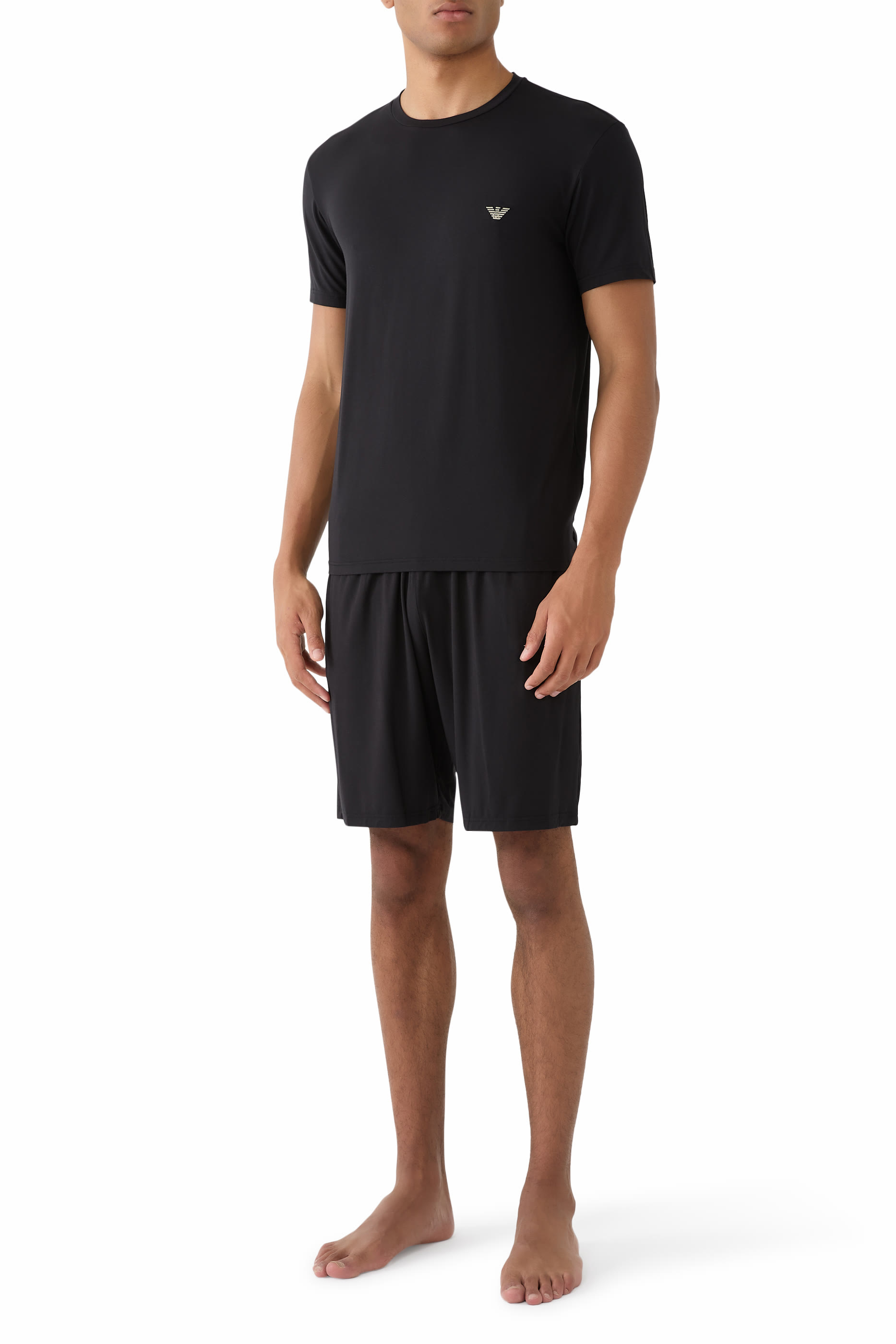 Pajama Shirt and Shorts Set