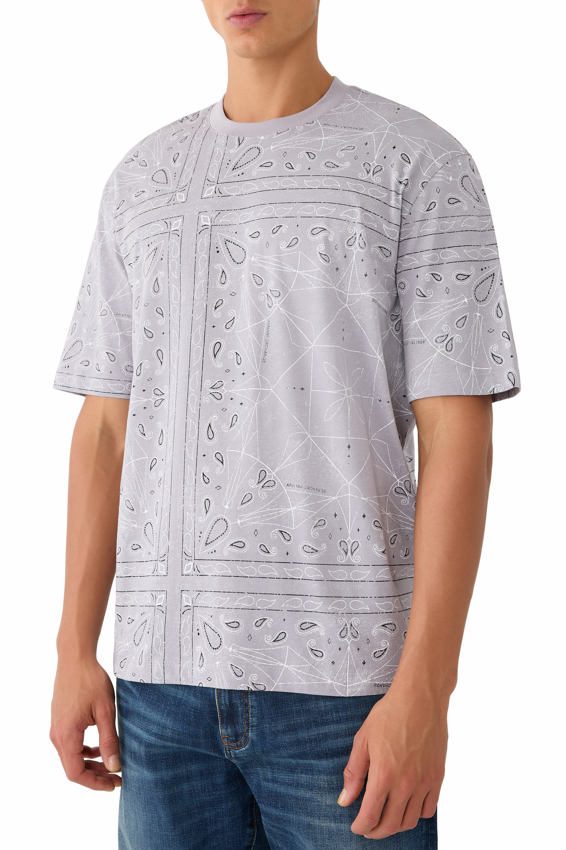 Kaleidoscope Patterned T-Shirt