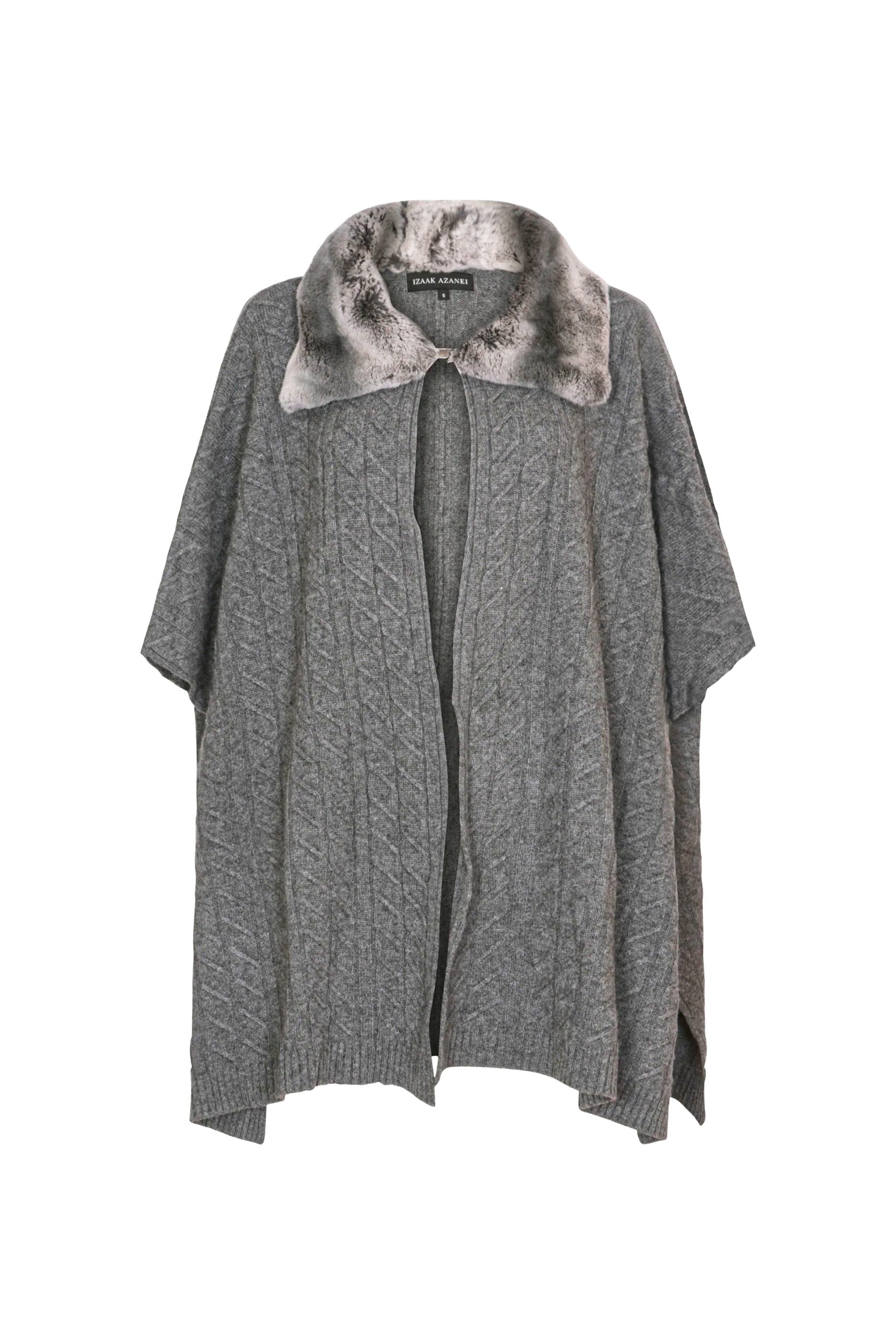 Collar Detail Poncho