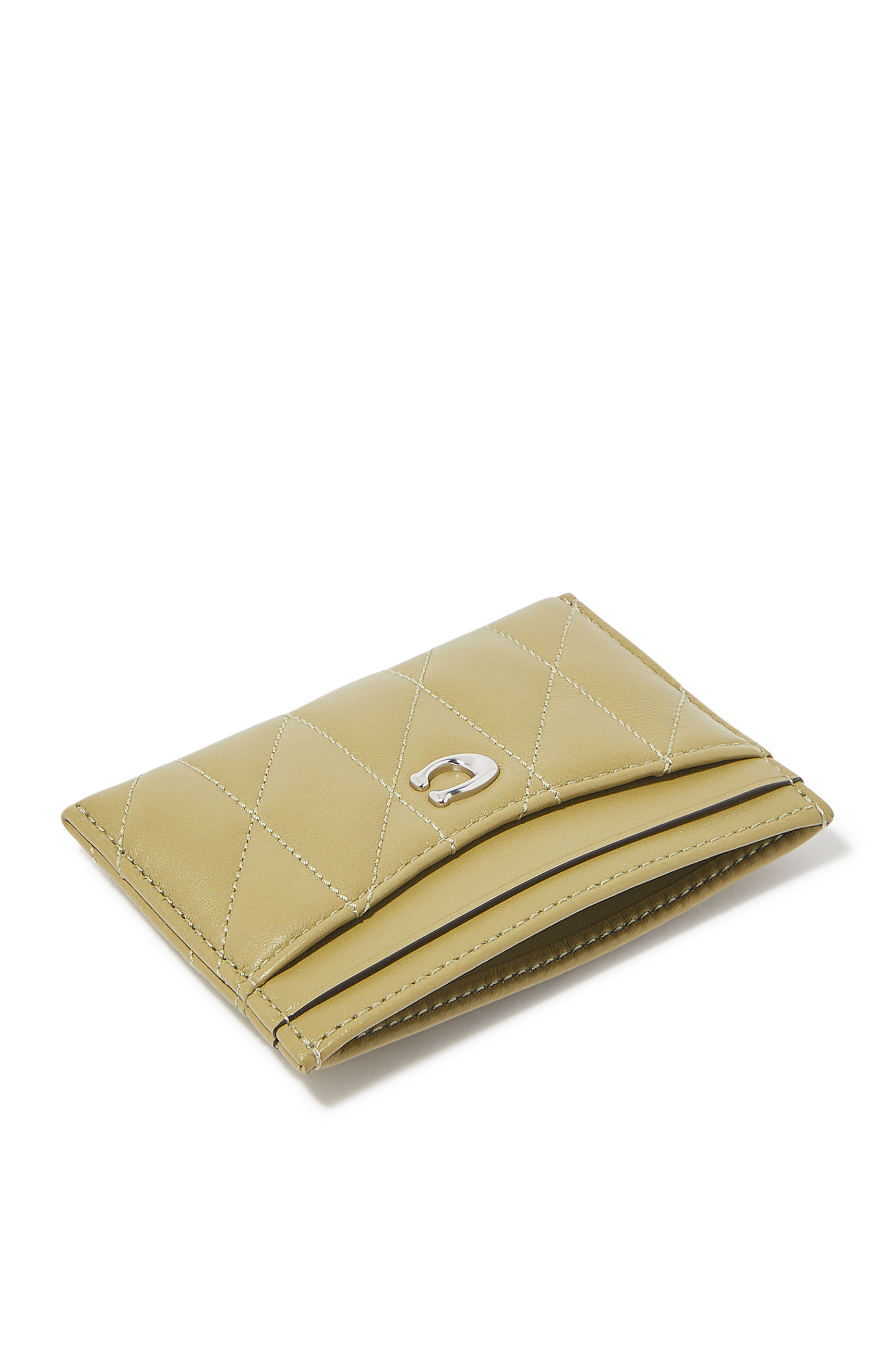 Essential Card Case With Pillow Quilting