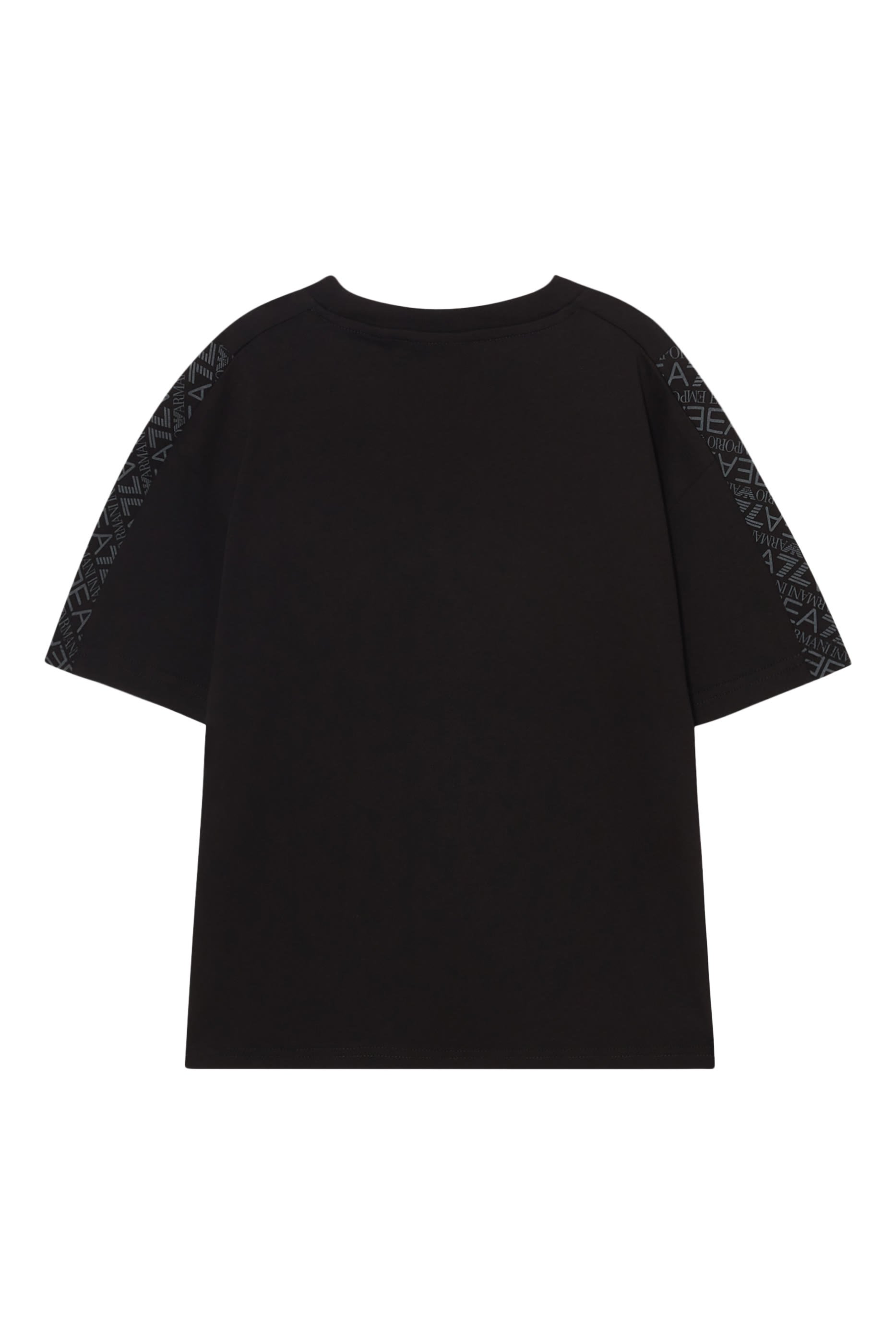 Kids EA7 Monogram Logo T-Shirt