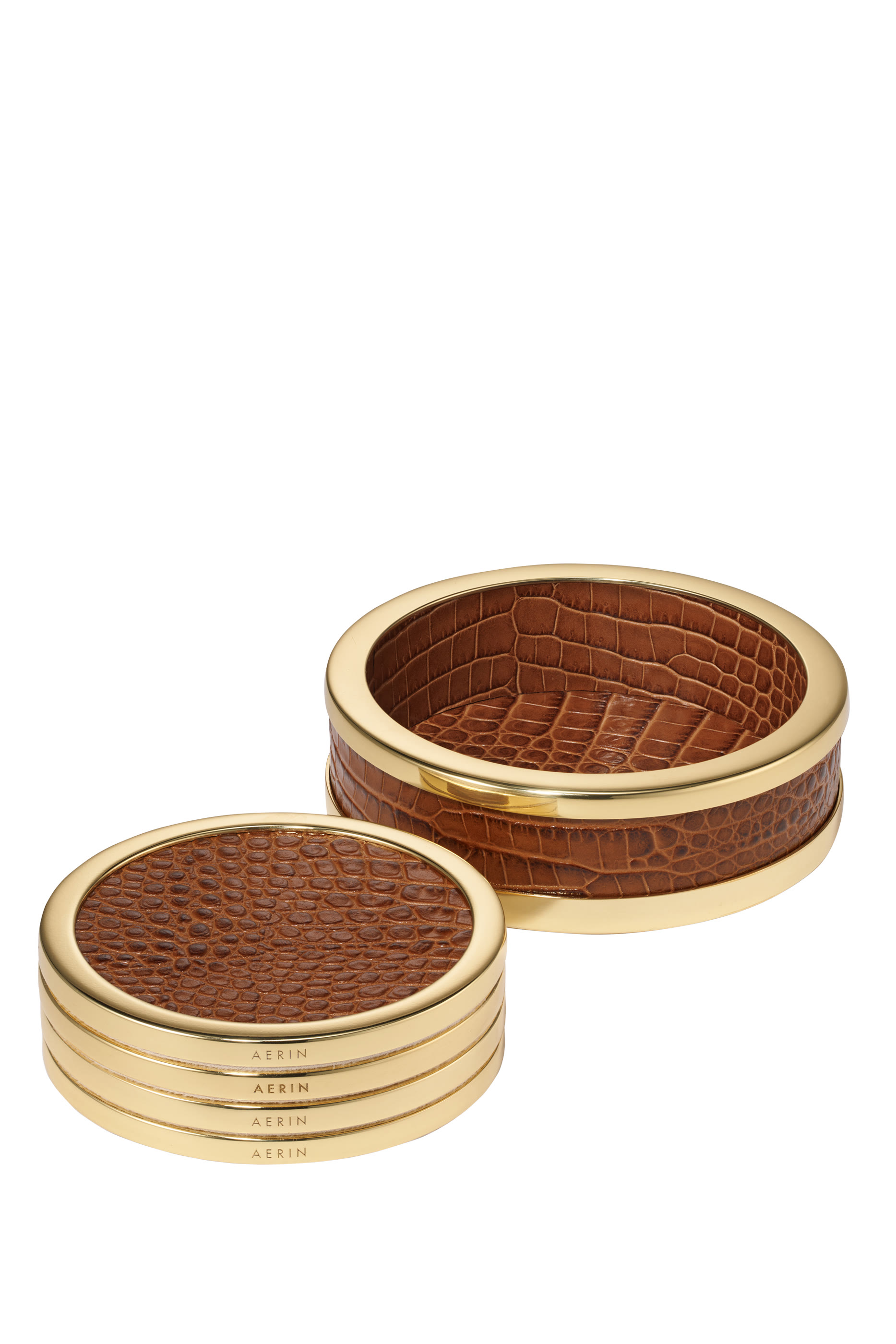 Classic Croc Leather Coasters