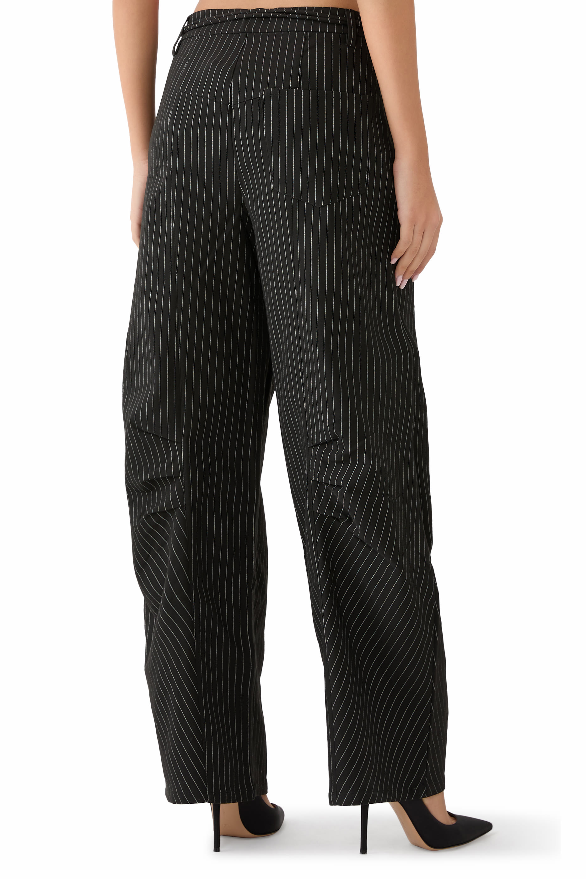 Striped Cargo Pants