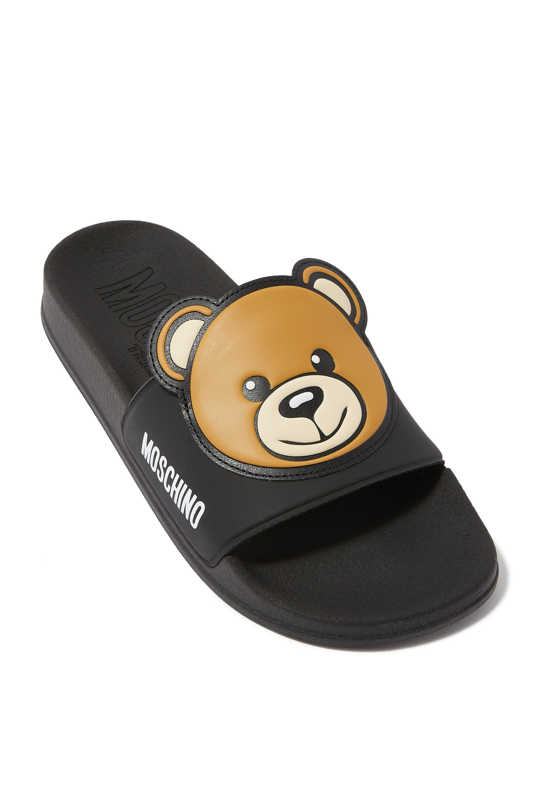 Kids Maxi Teddy Patch Pool Sliders