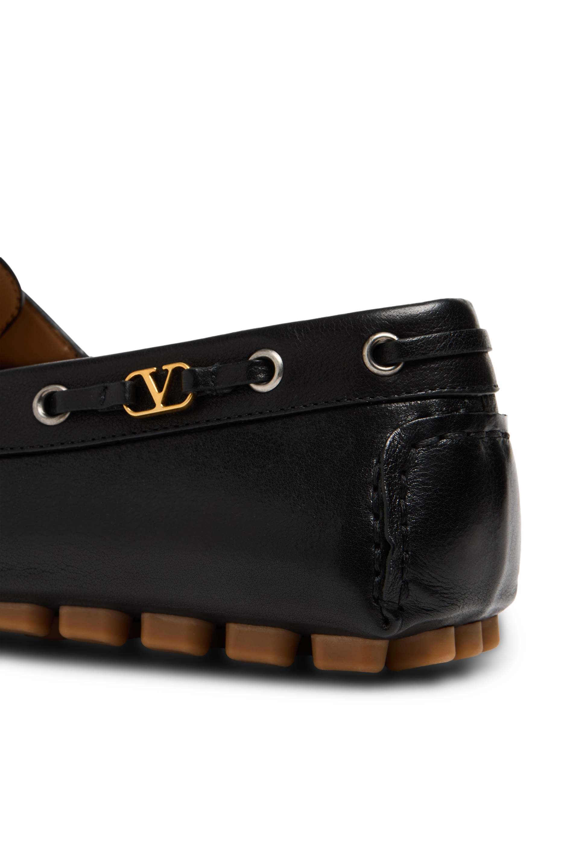 VLogo Signature Calfskin Driving Shoes