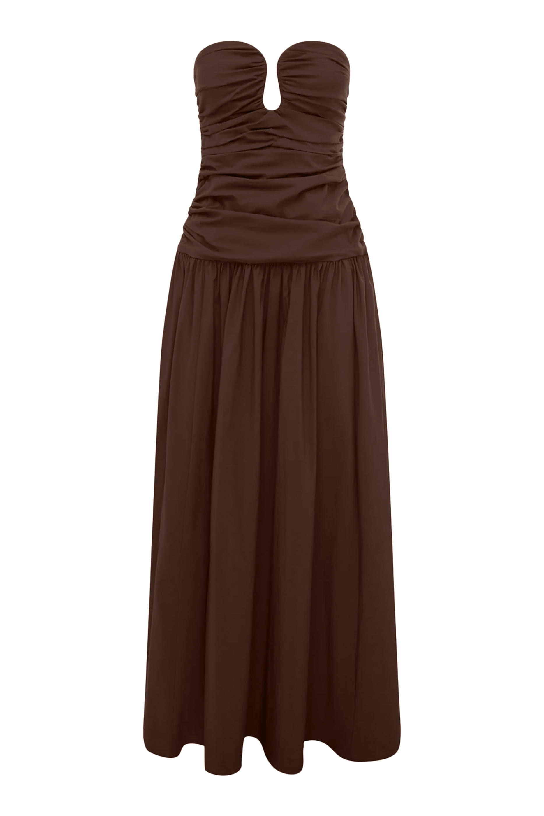 Campbell Fitted Drop Waist Maxi Dress