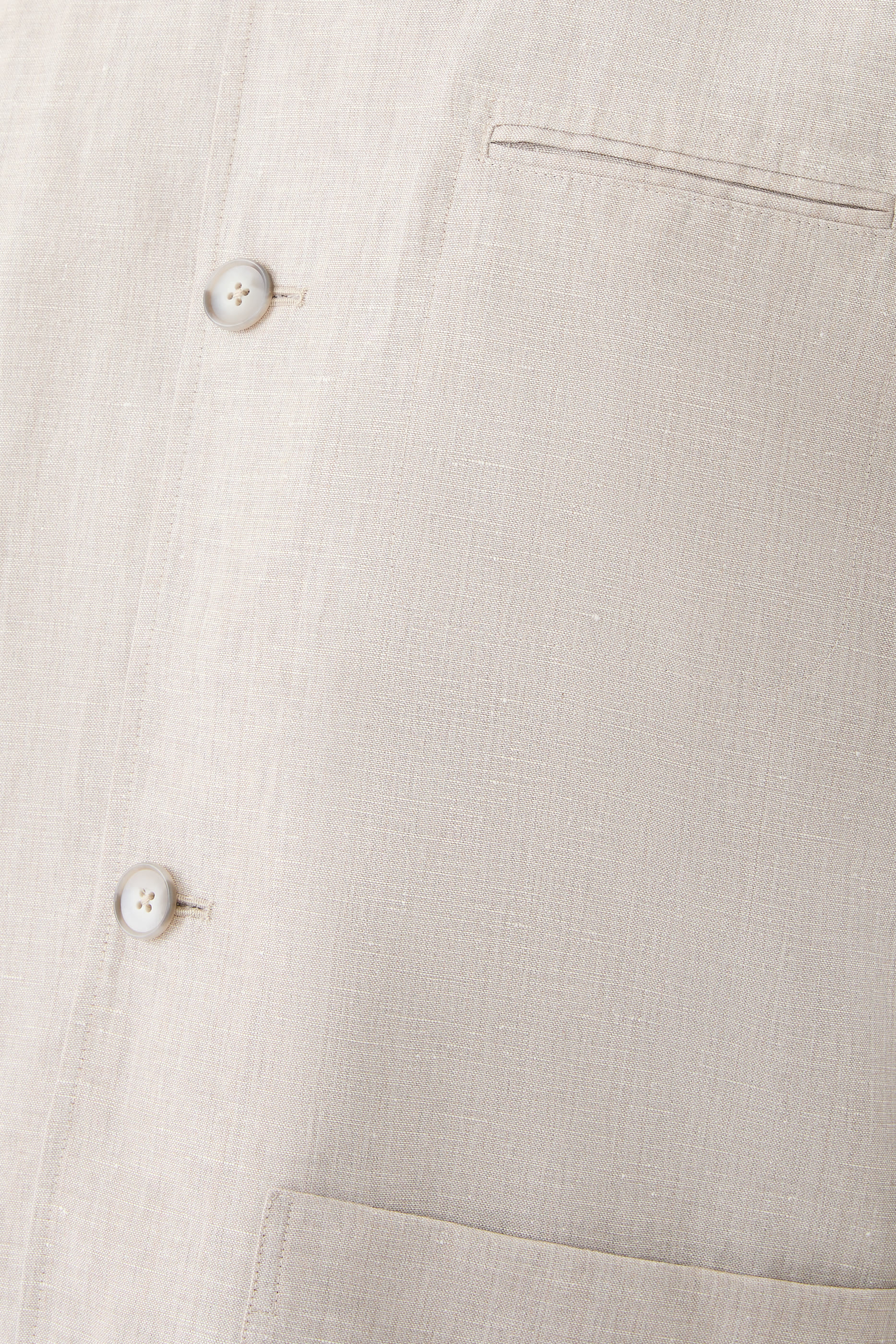 Wool Linen Chore Overshirt 