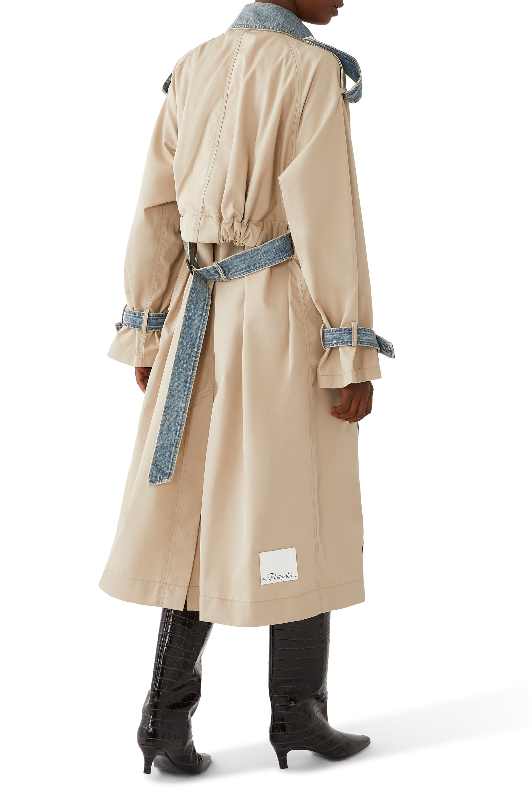 Hybrid Denim Trench