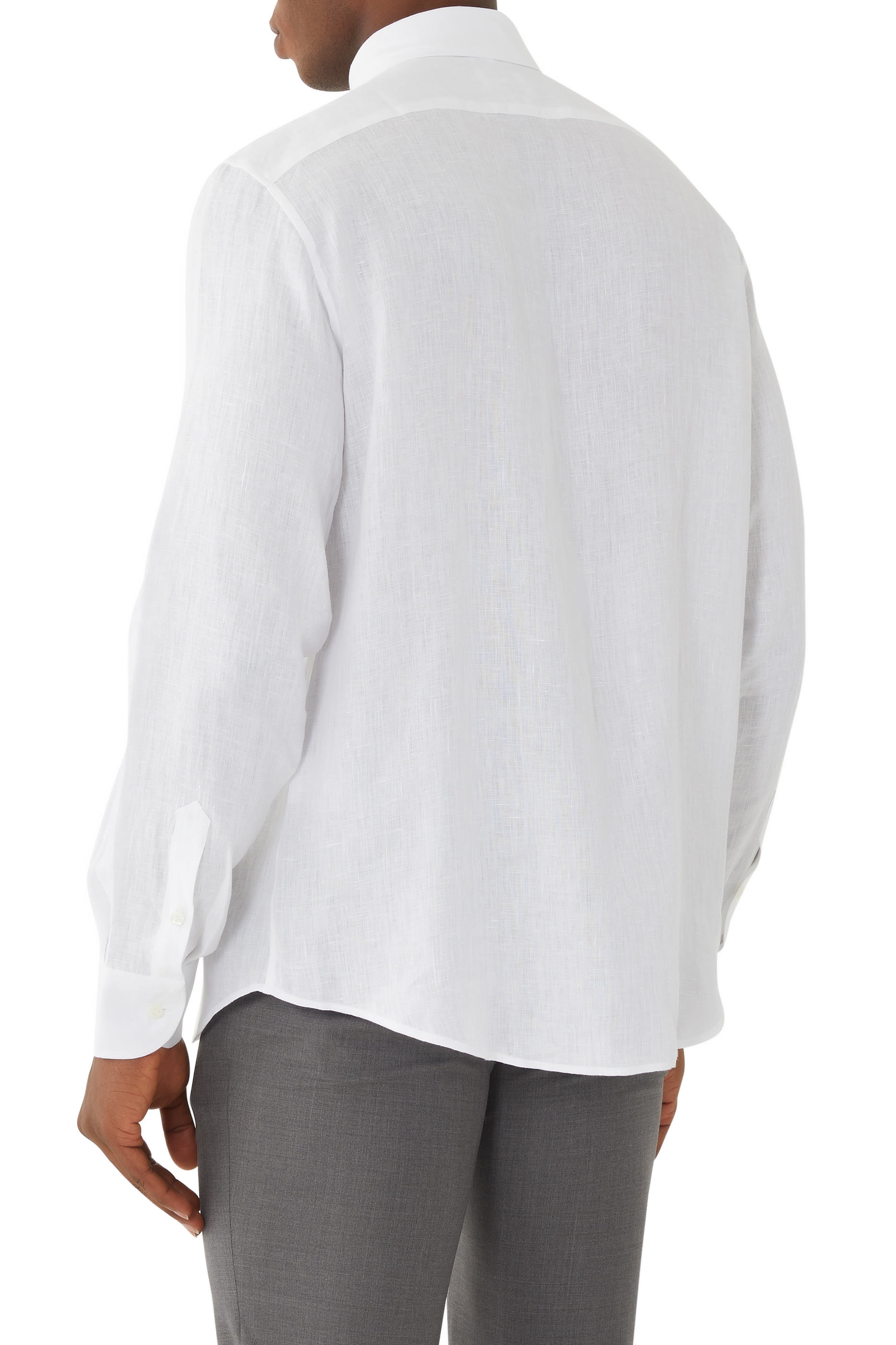 Classic Long Sleeves Linen Shirt