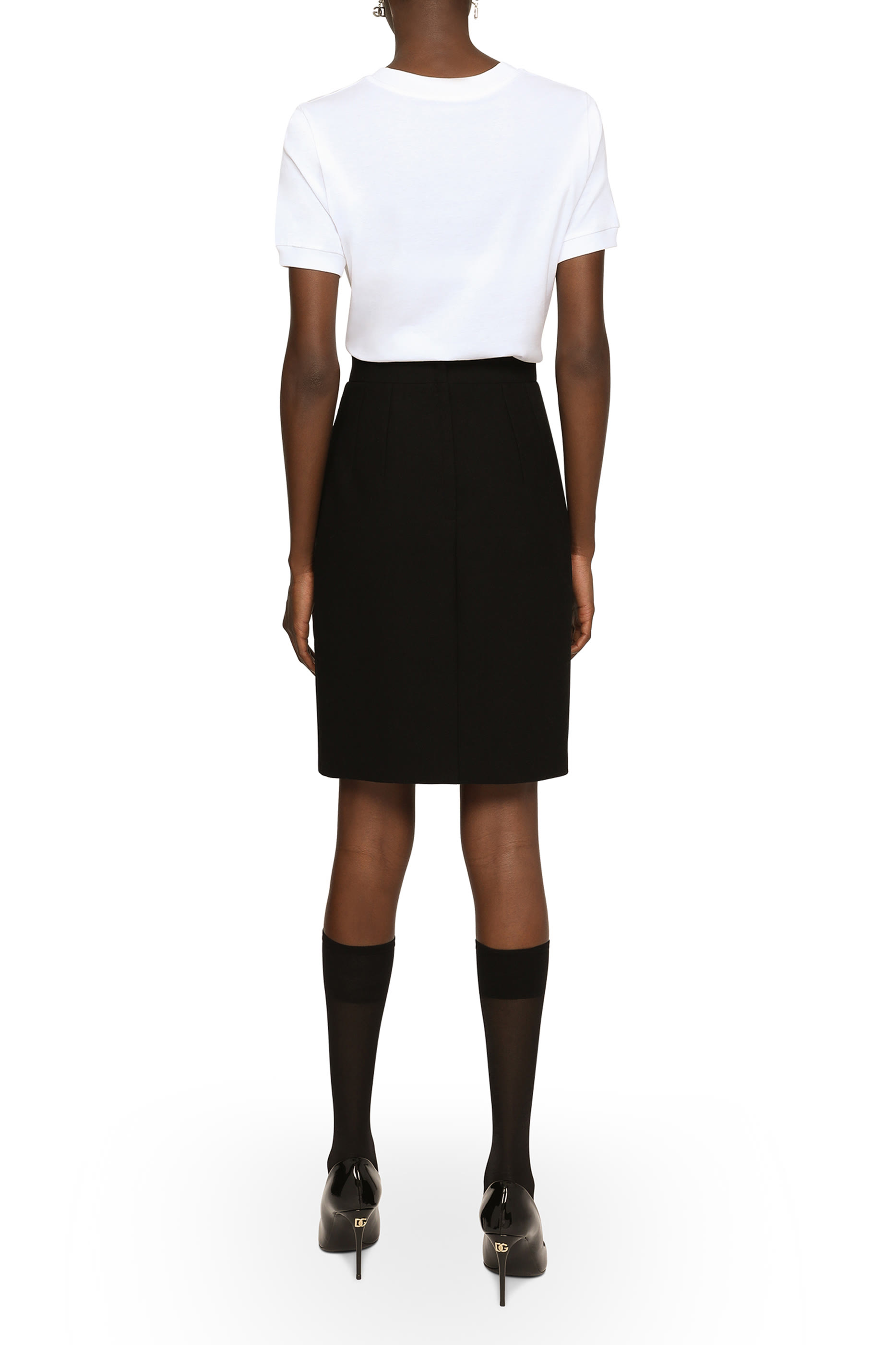 Crystal DG Logo Cotton T-shirt