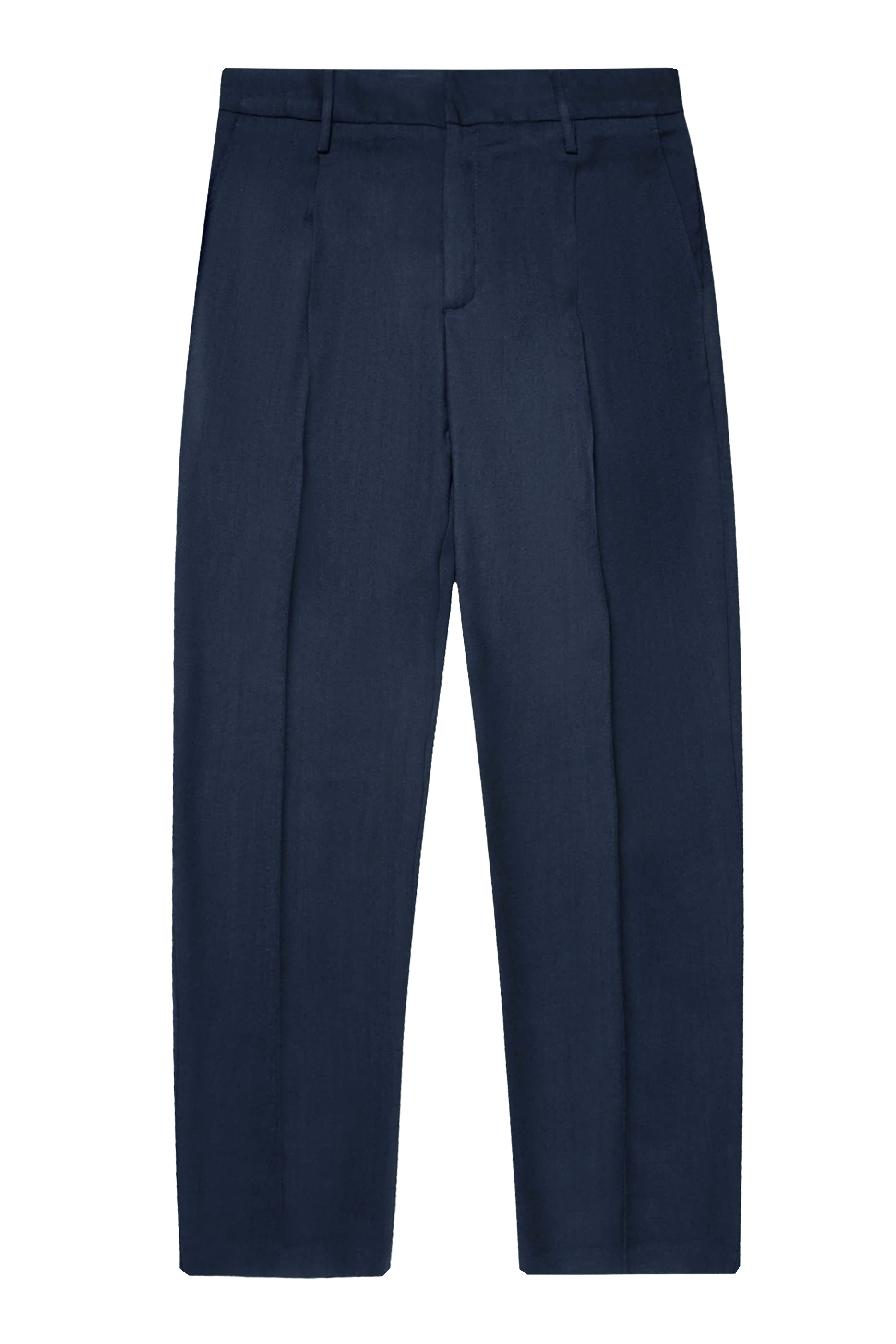 Pleated Wool Twill Trouser