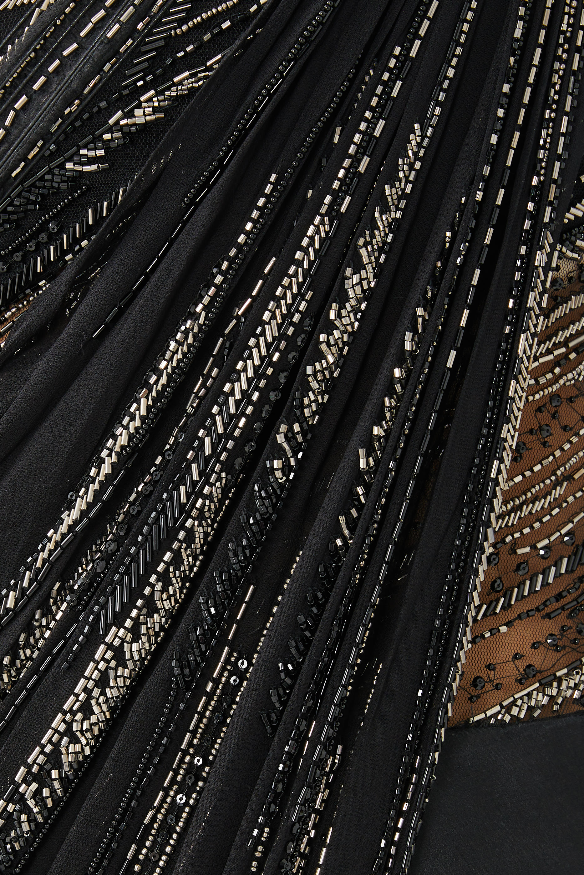 One-Shoulder Saree Gown