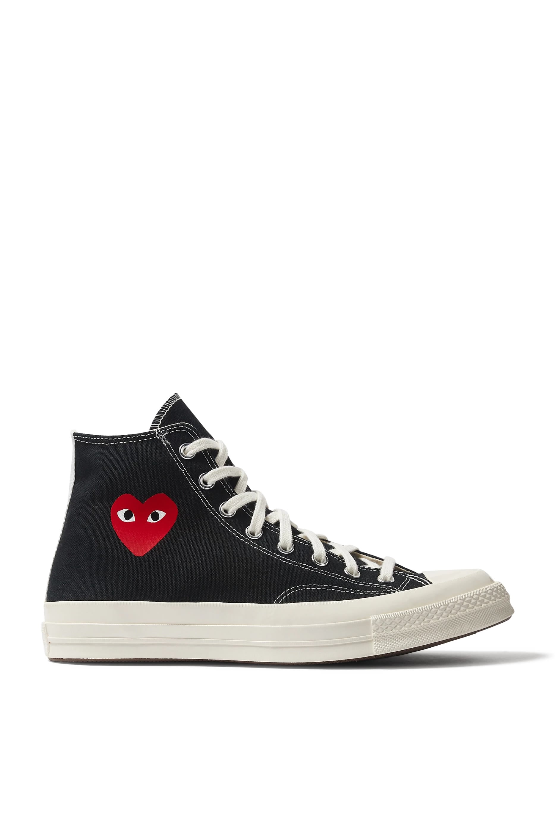 Converse Small Red Heart High Top Sneakers