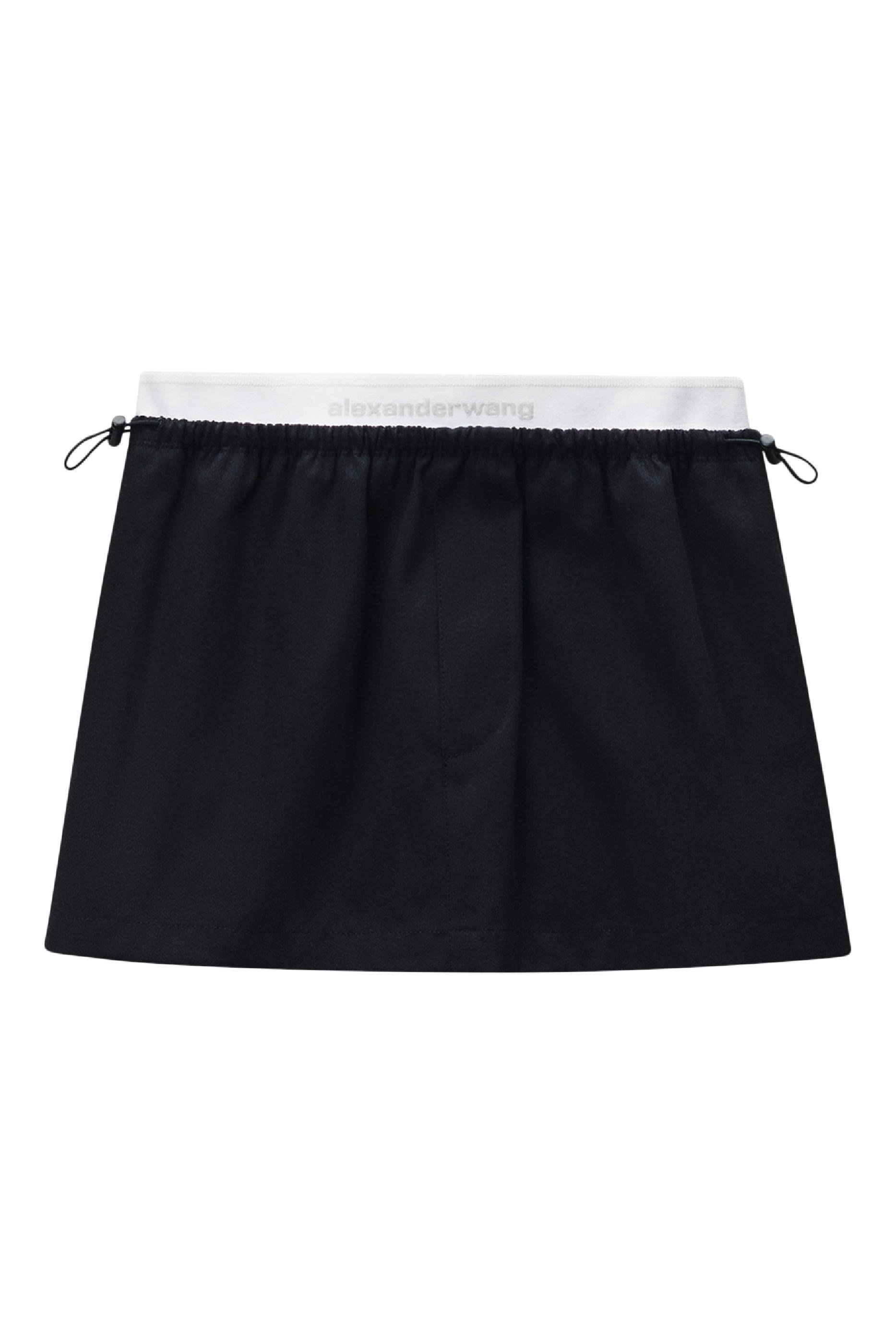  Logo Elastic Mid-Rise Skirt