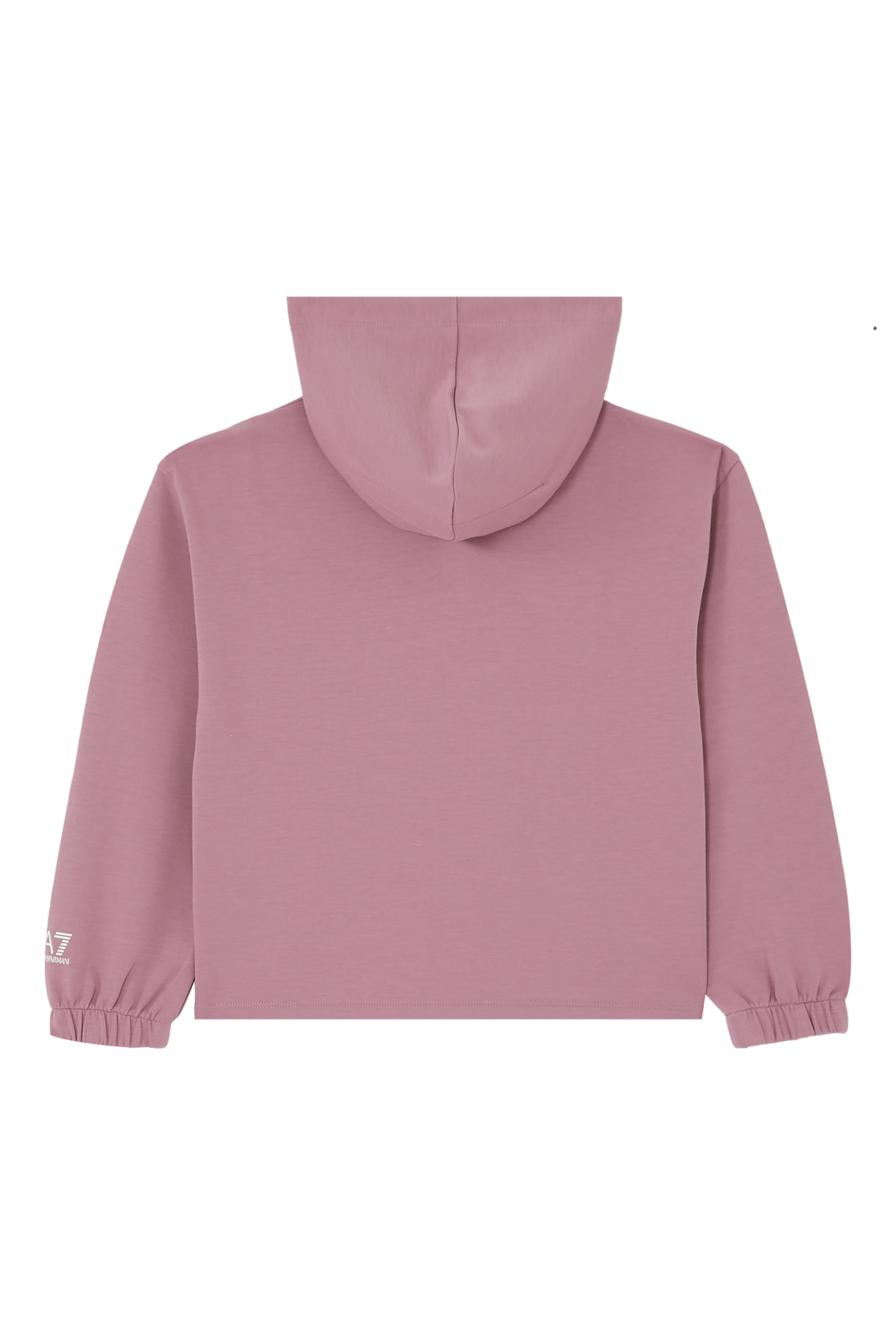 Kids EA7 Glitter Logo Hooded Sweatshirt