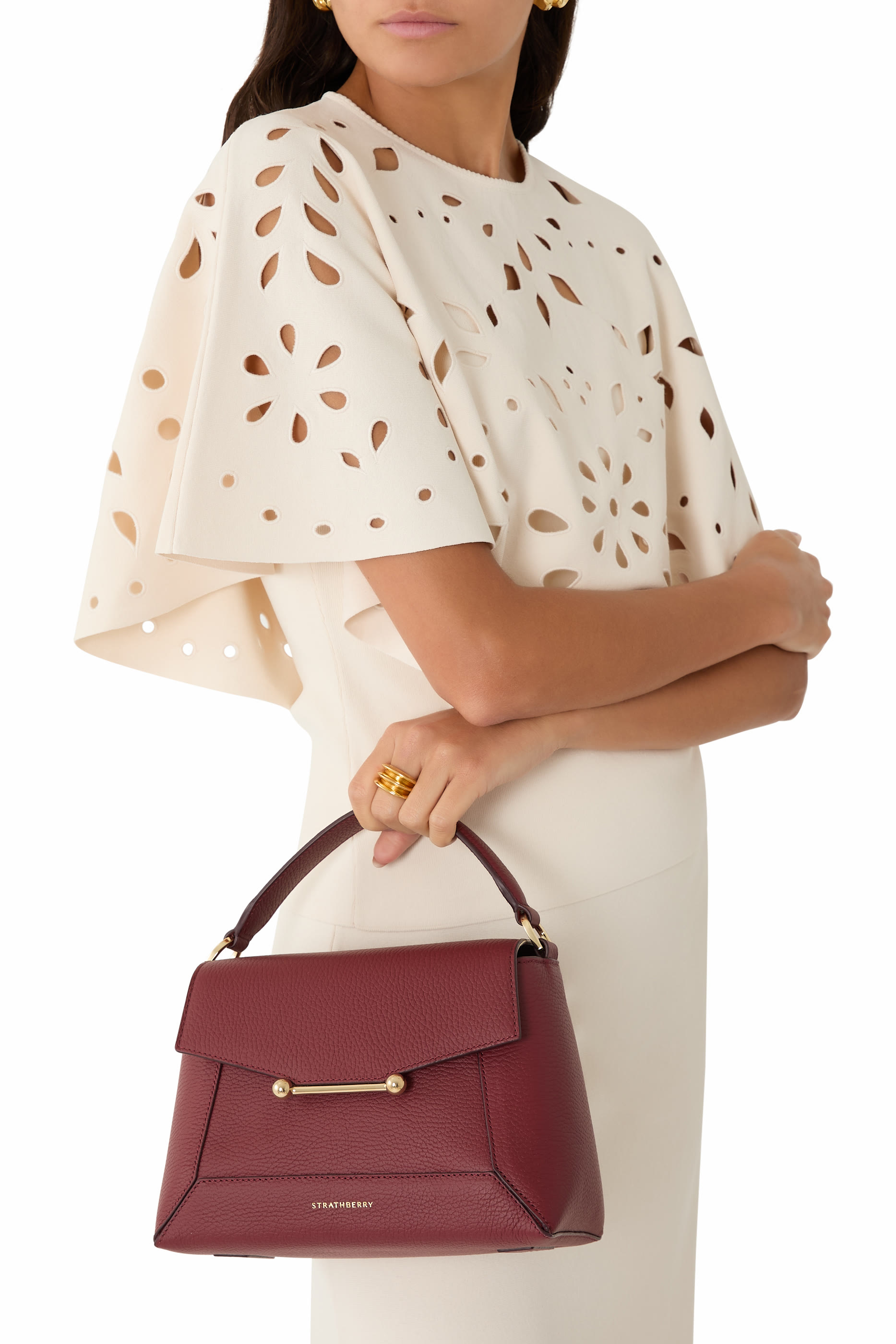  Mosaic Top Handle Bag