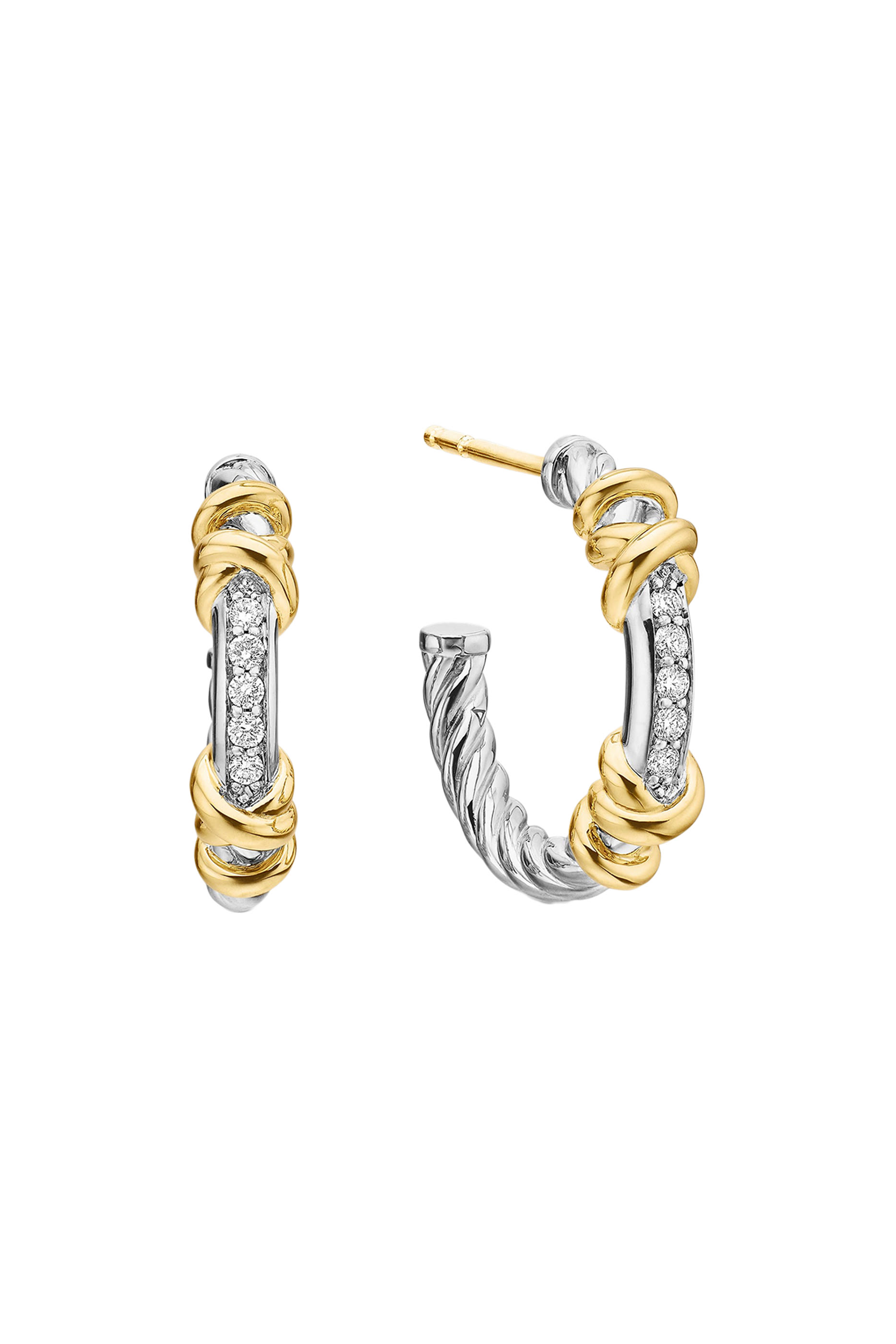 Petite Helena Wrap Hoop Earrings