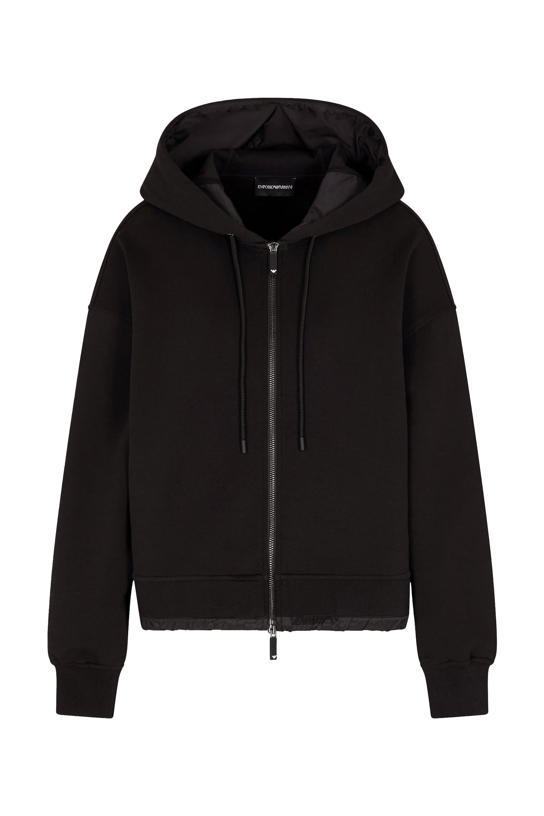 Double Jersey Zip-Up Sweatshirt
