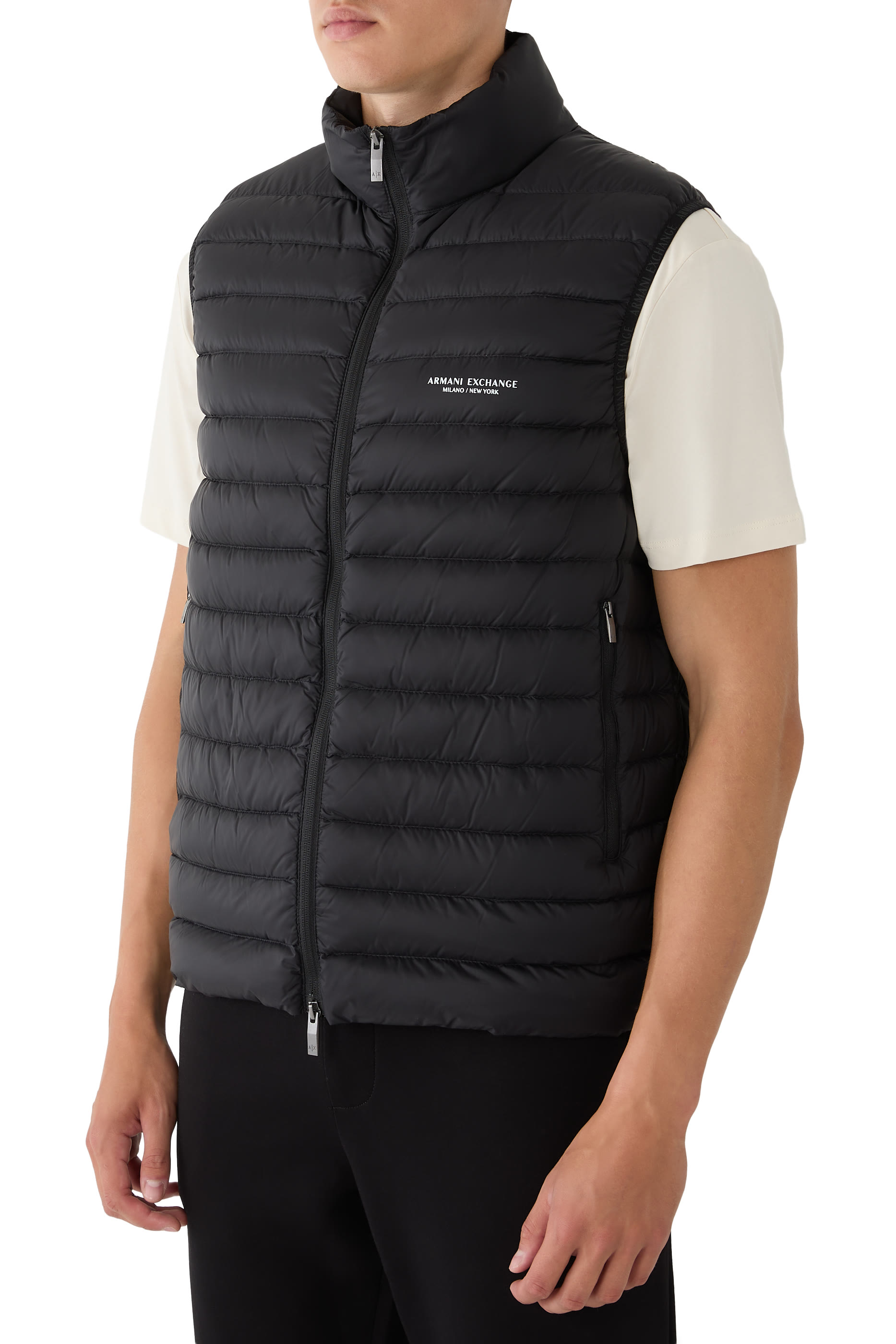 Quilted Full-Zip Down Vest
