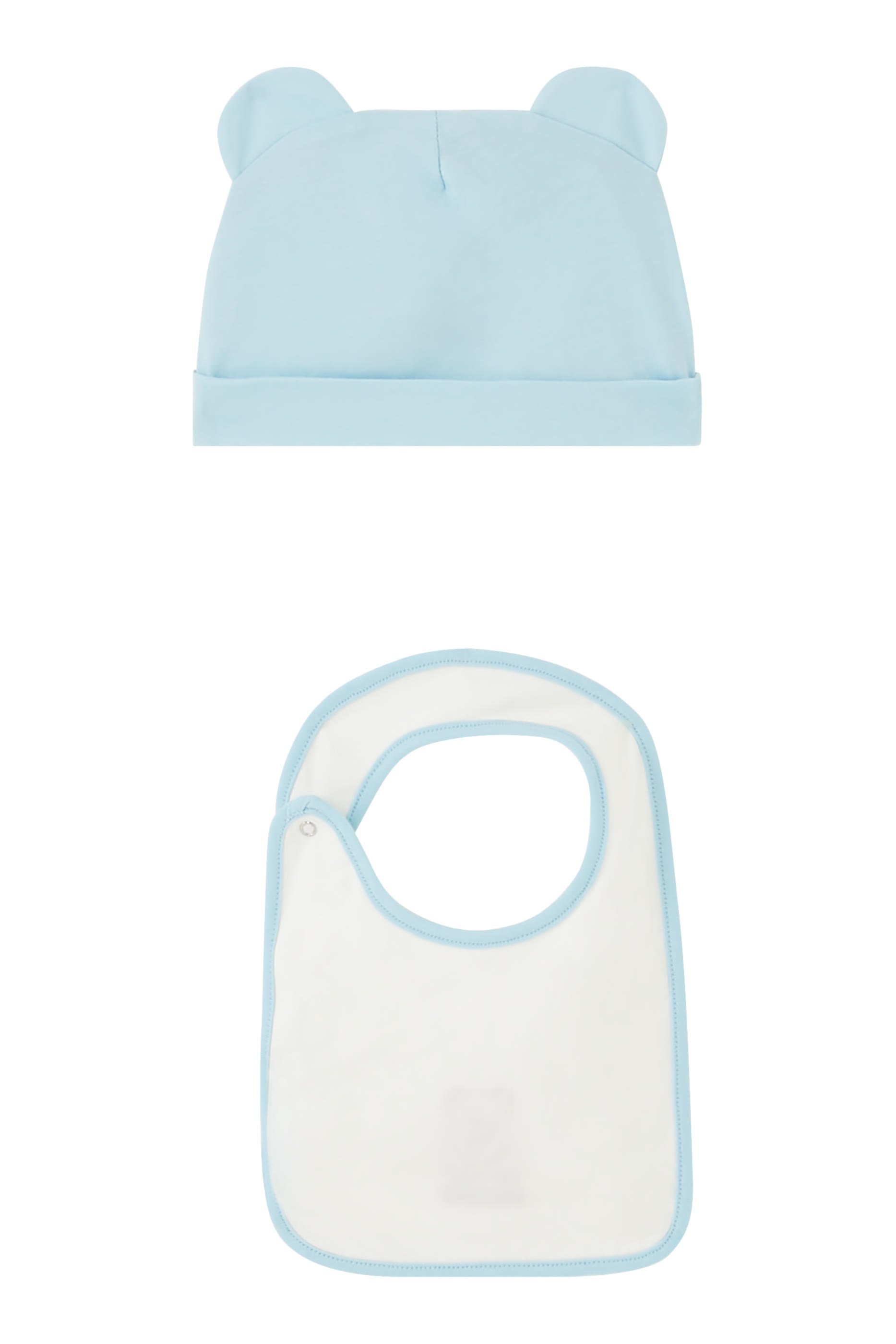 Kids Teddy Logo Hat & Bib Set
