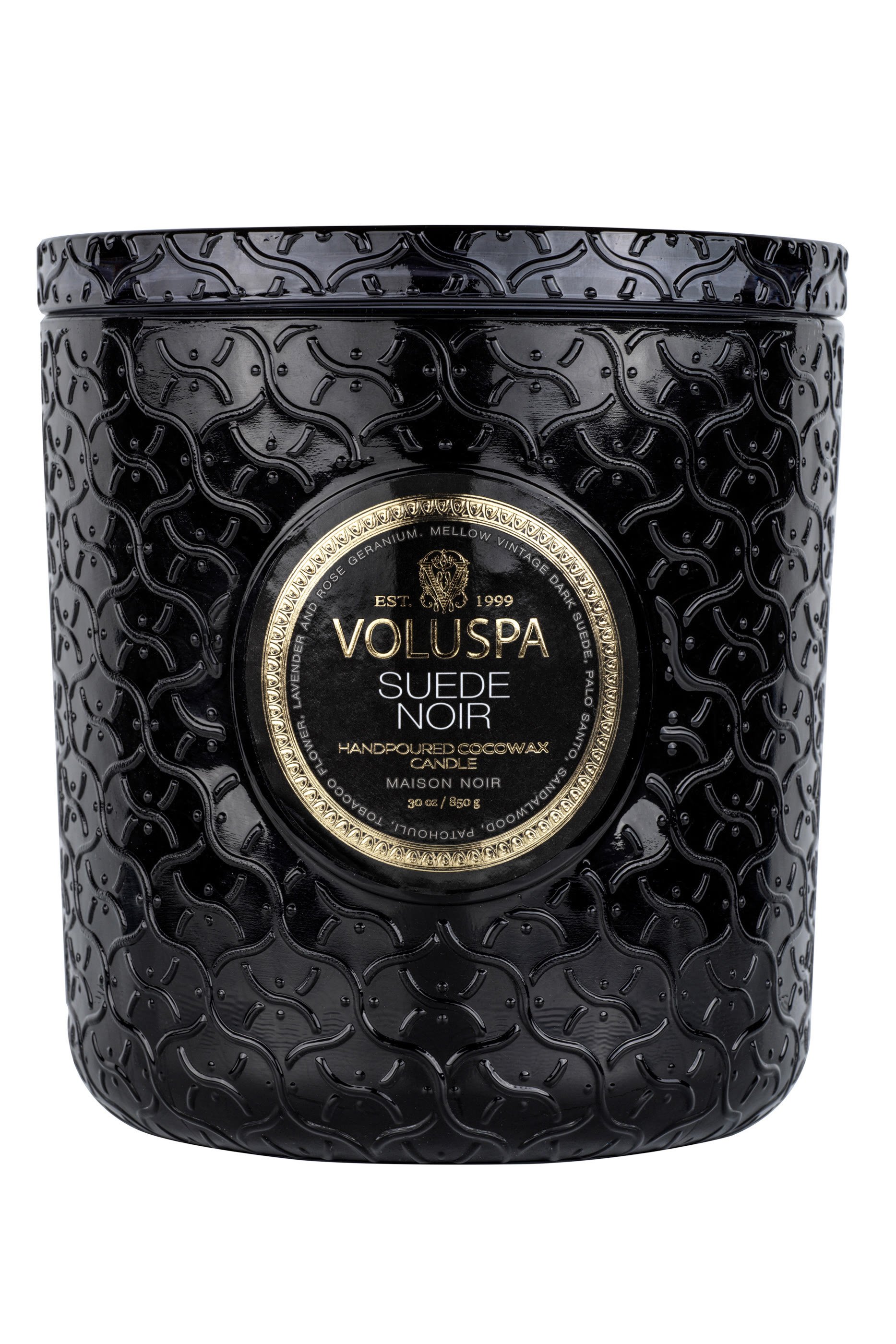 Suede Noir Luxe Candle