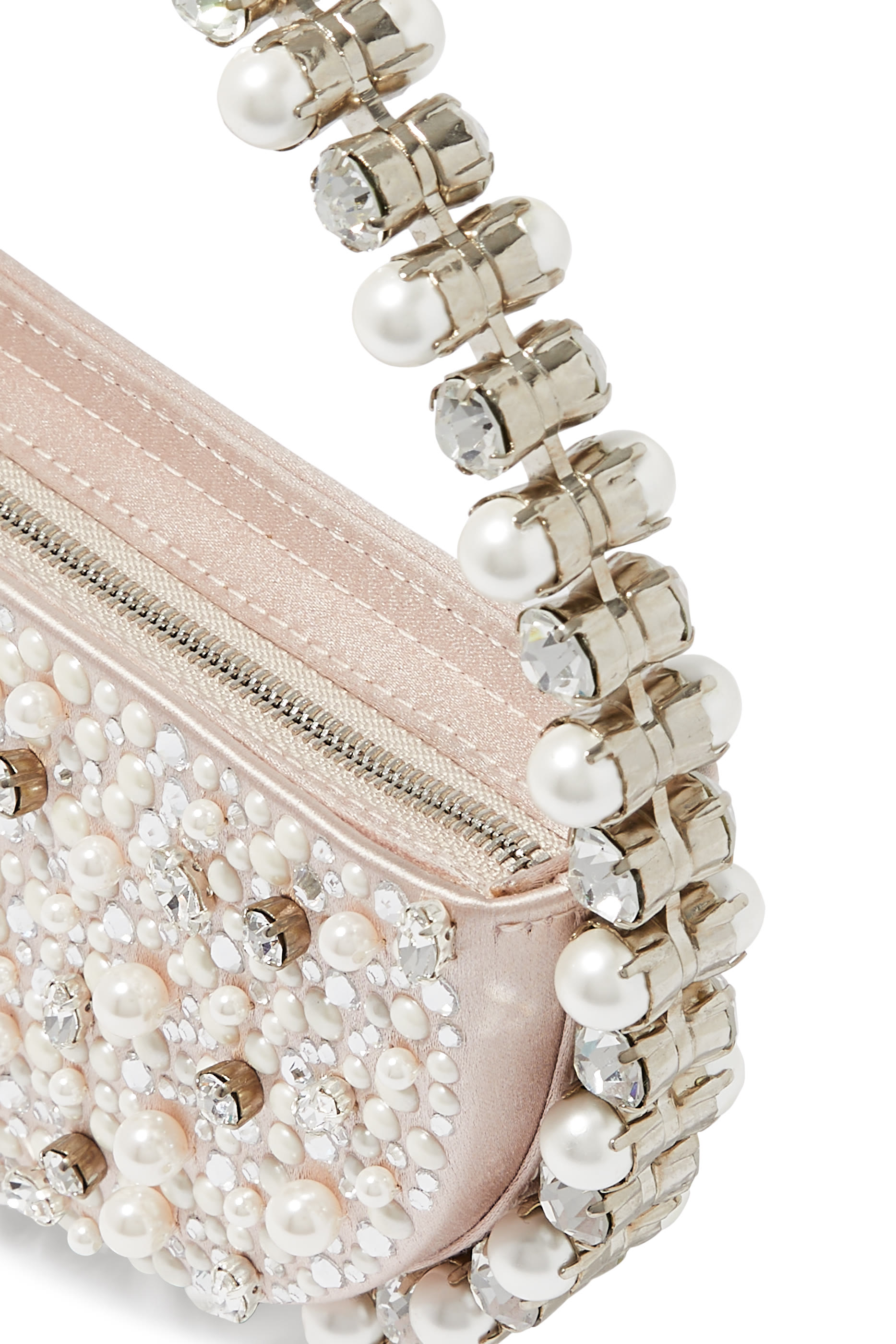 Eternity Pearl-Embellished Top-Handle Bag