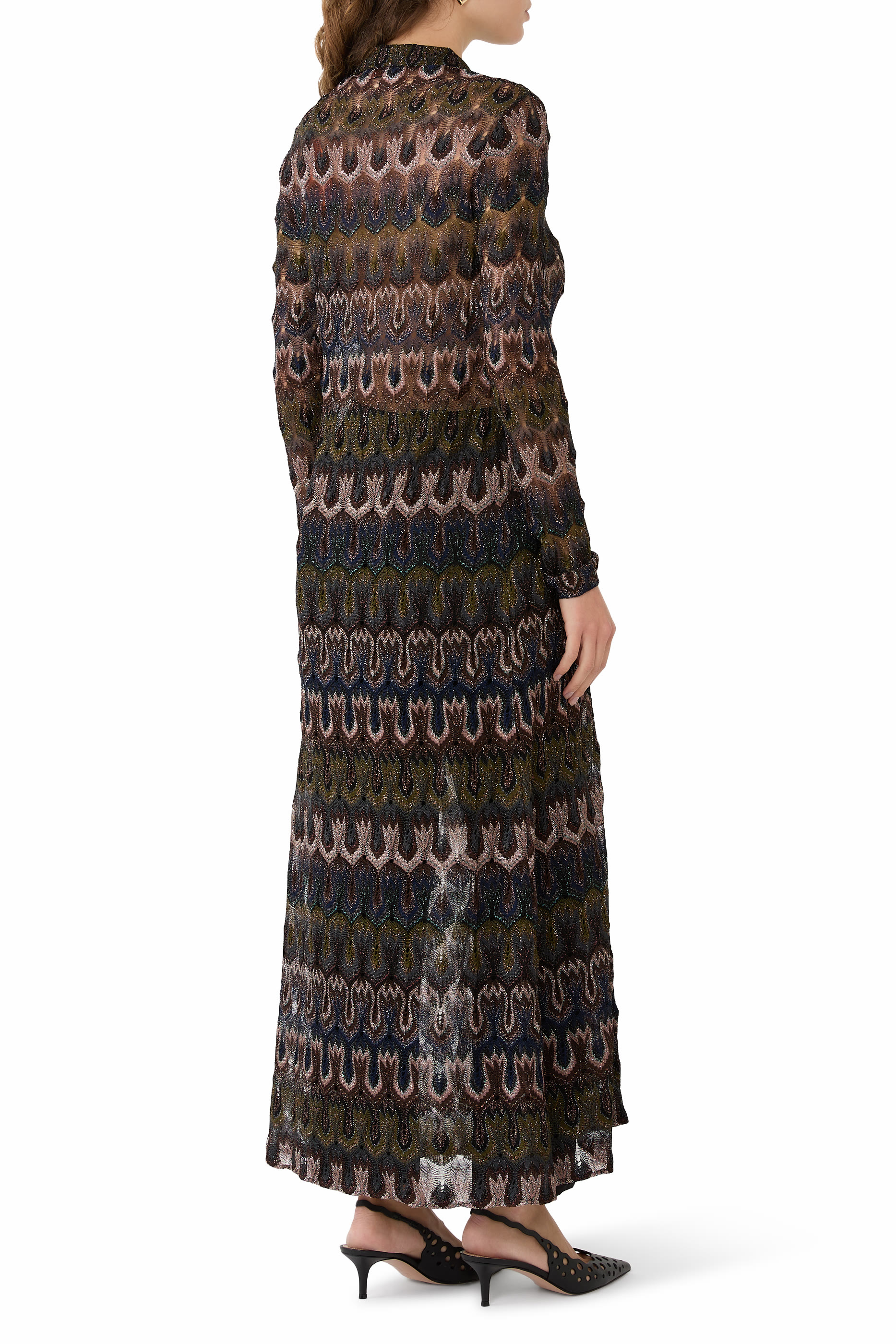  Lace Arabesque Maxi Cardigan