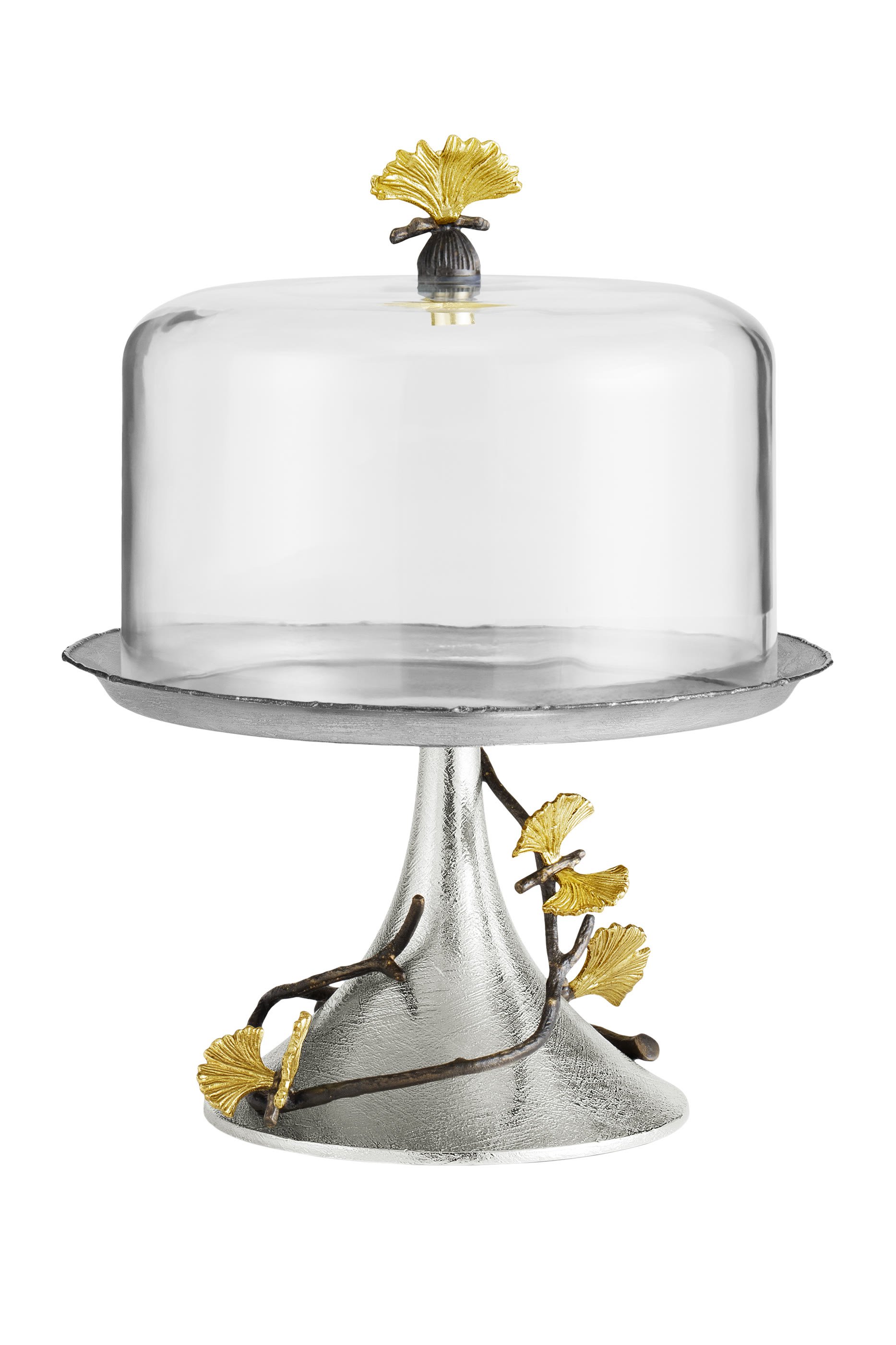 Butterfly Ginkgo Pastry Dish with Dome