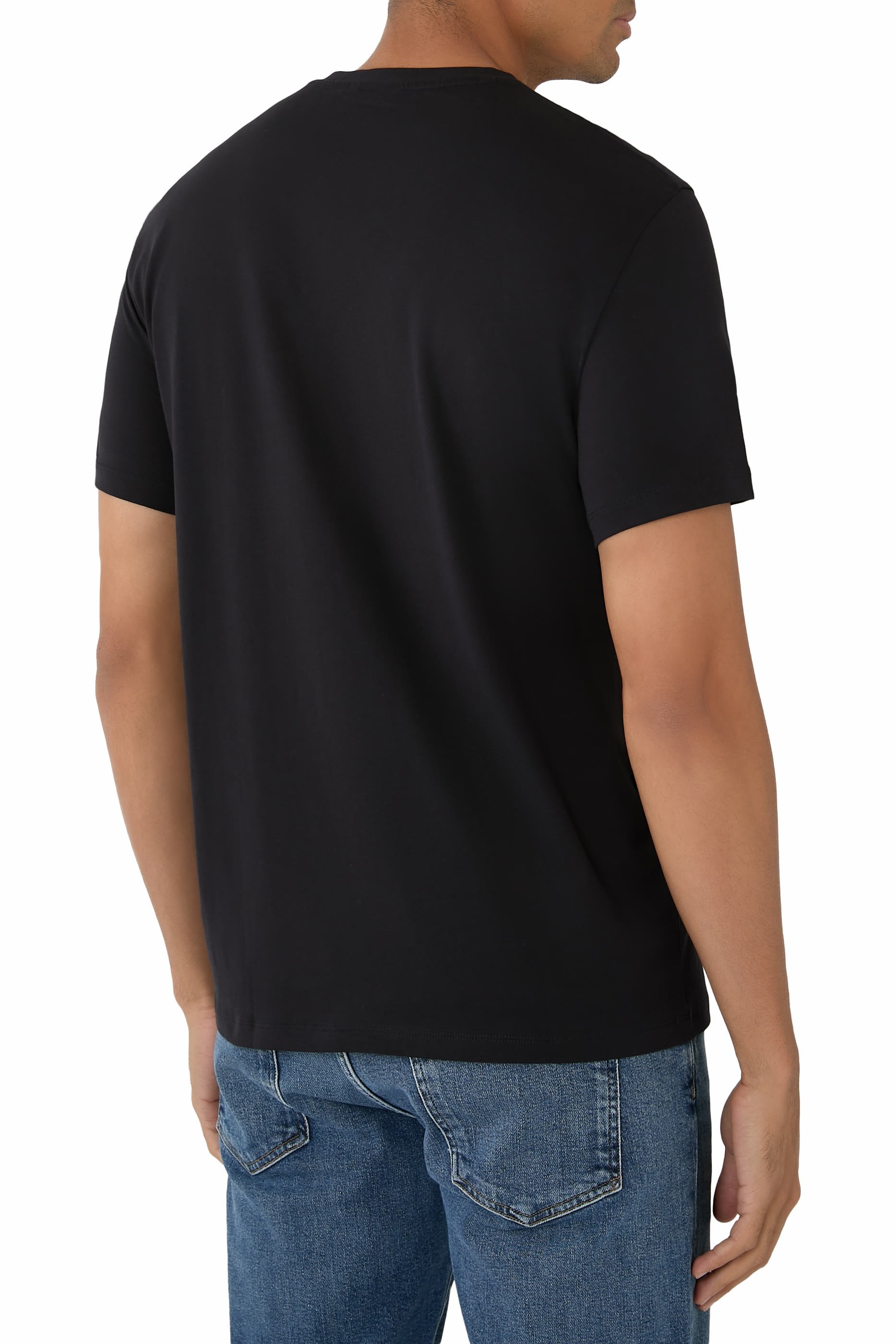 AX Logo Cotton T-Shirt