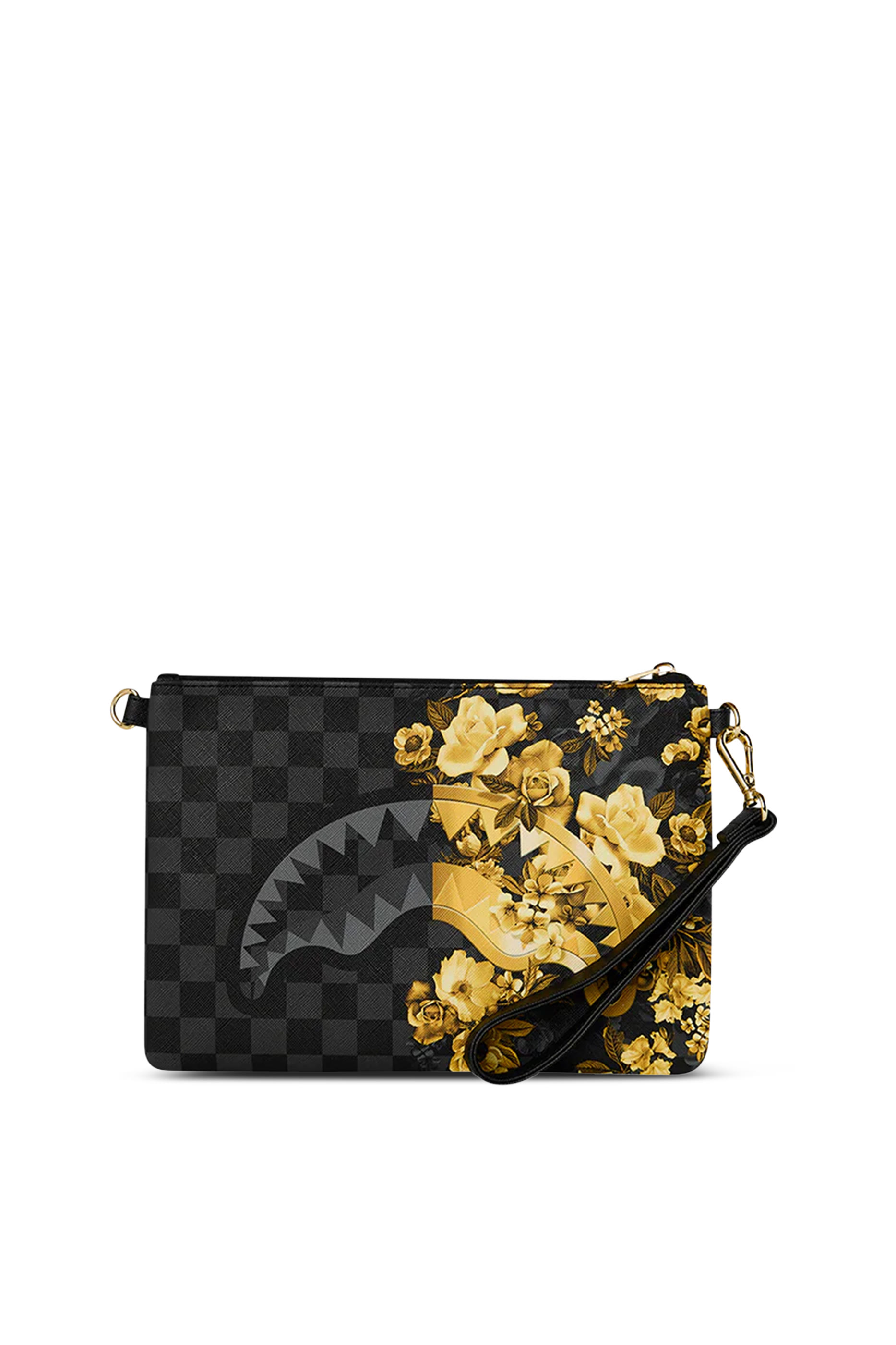 Kids Gold Floral Remix Crossover Clutch