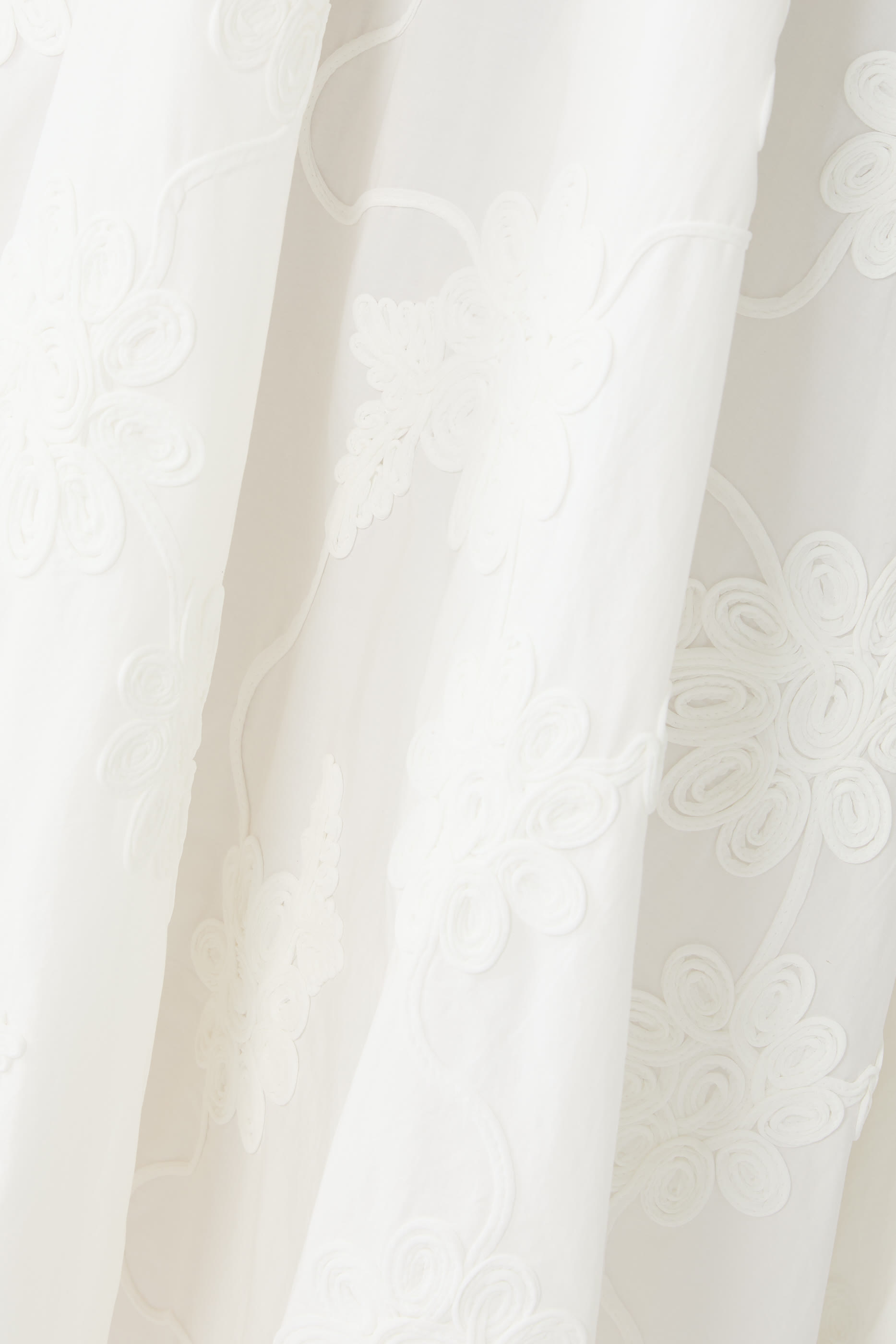 Floral-Embroidered Dress