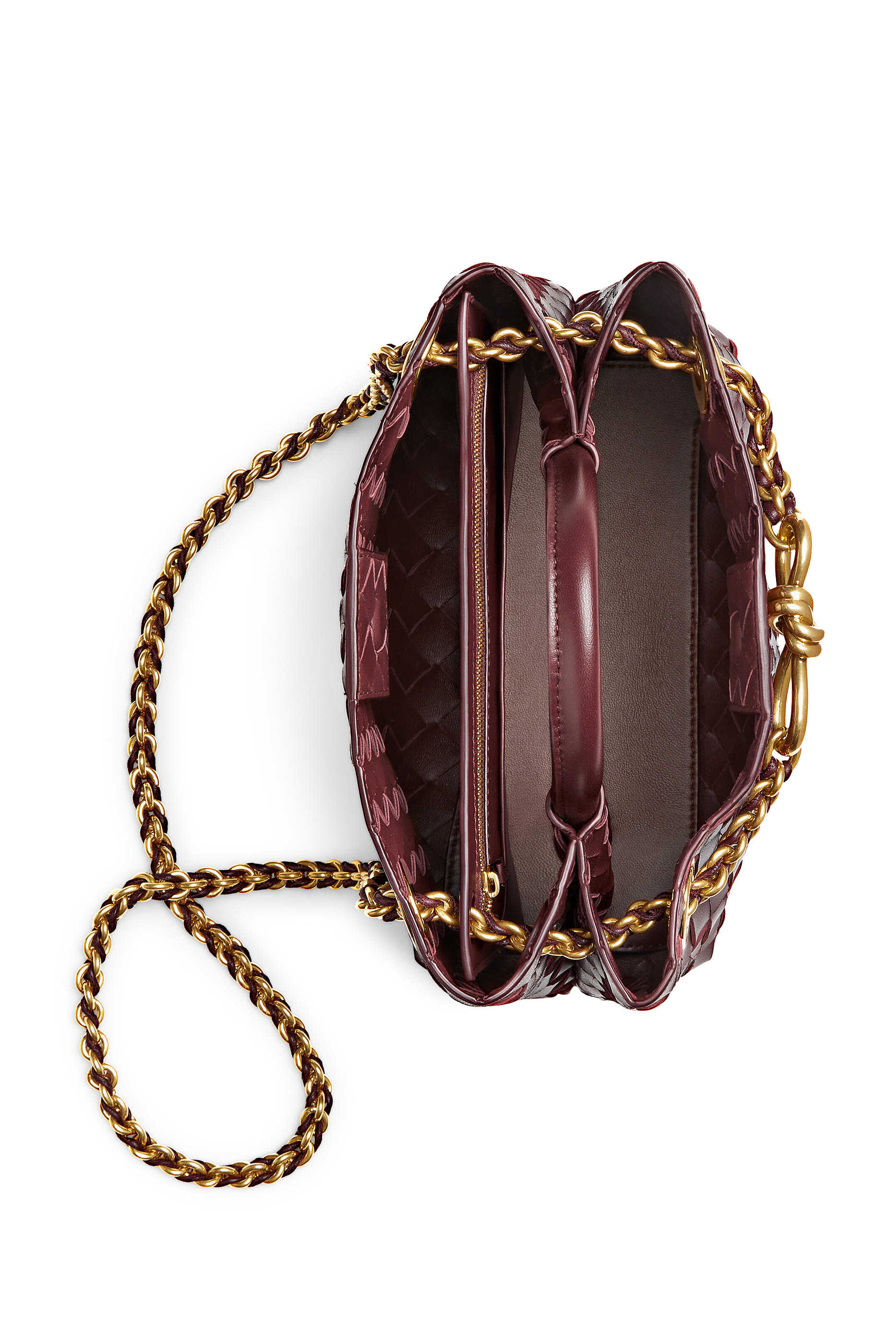 Small Andiamo Chain Top-Handle Bag