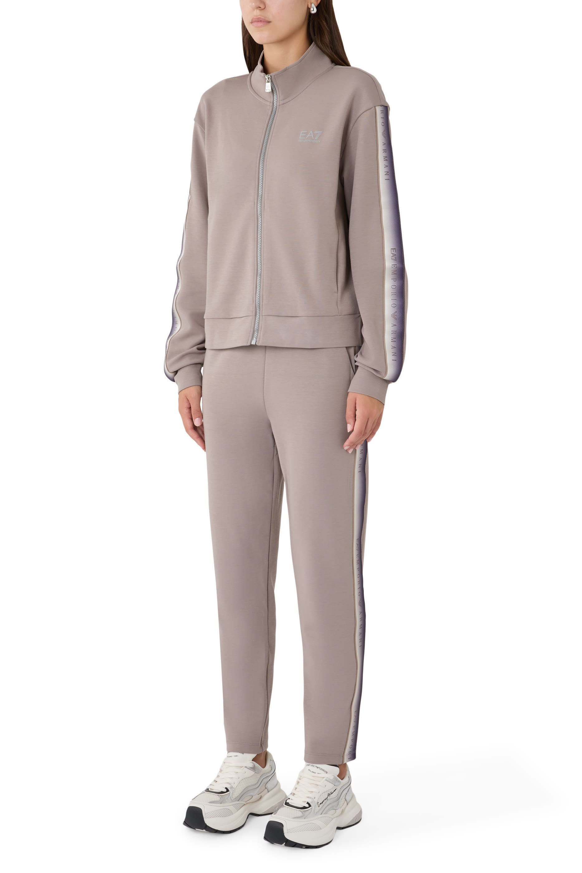 EA7 Logo Tape Tracksuit Set