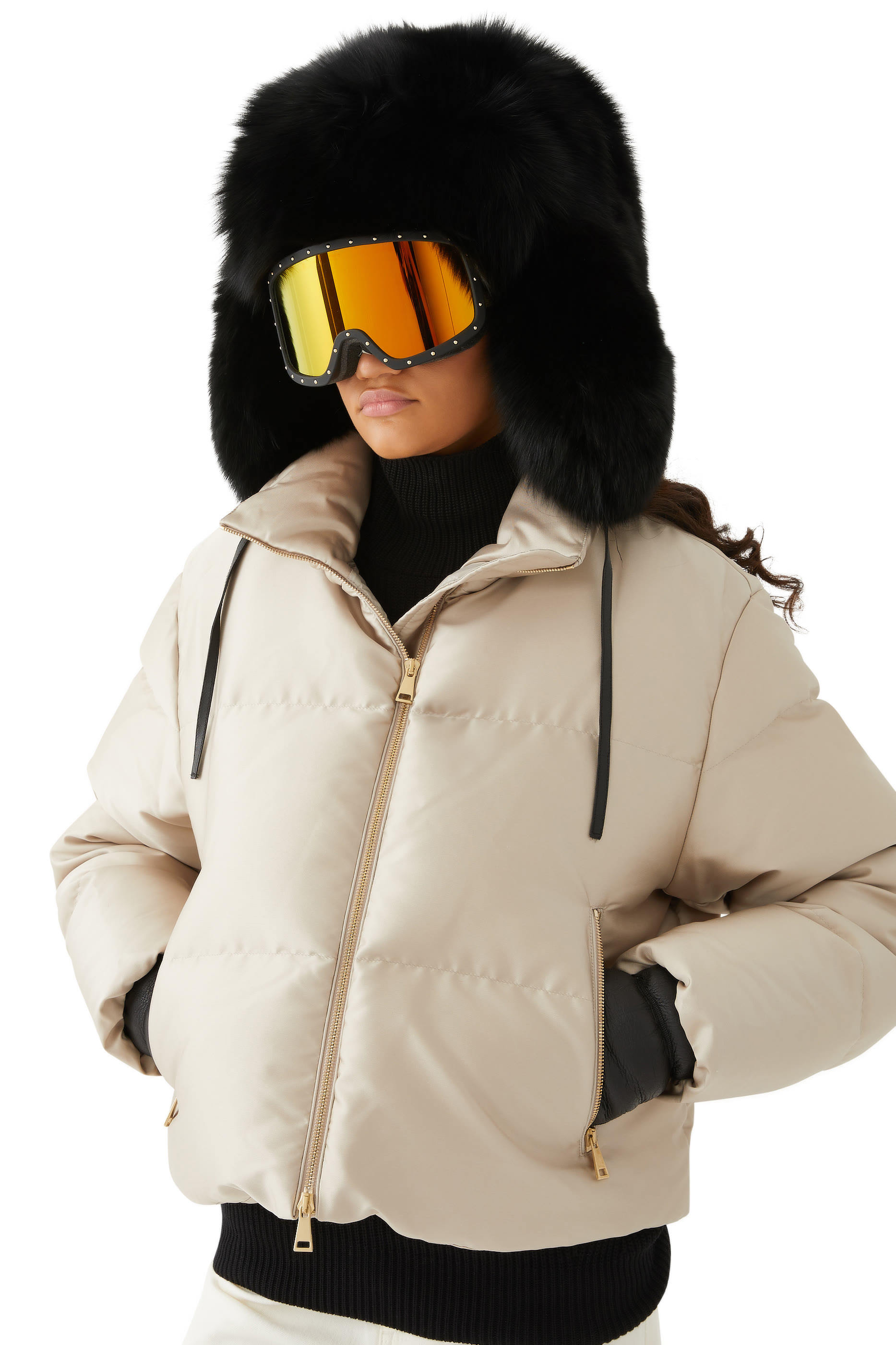 Ski Mask Stud Sunglasses