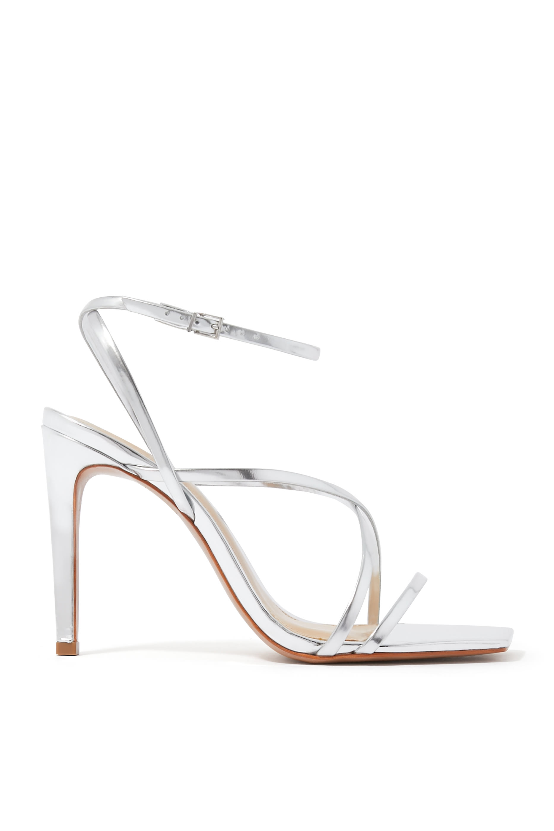 Bari 105 Strappy Metallic Sandals