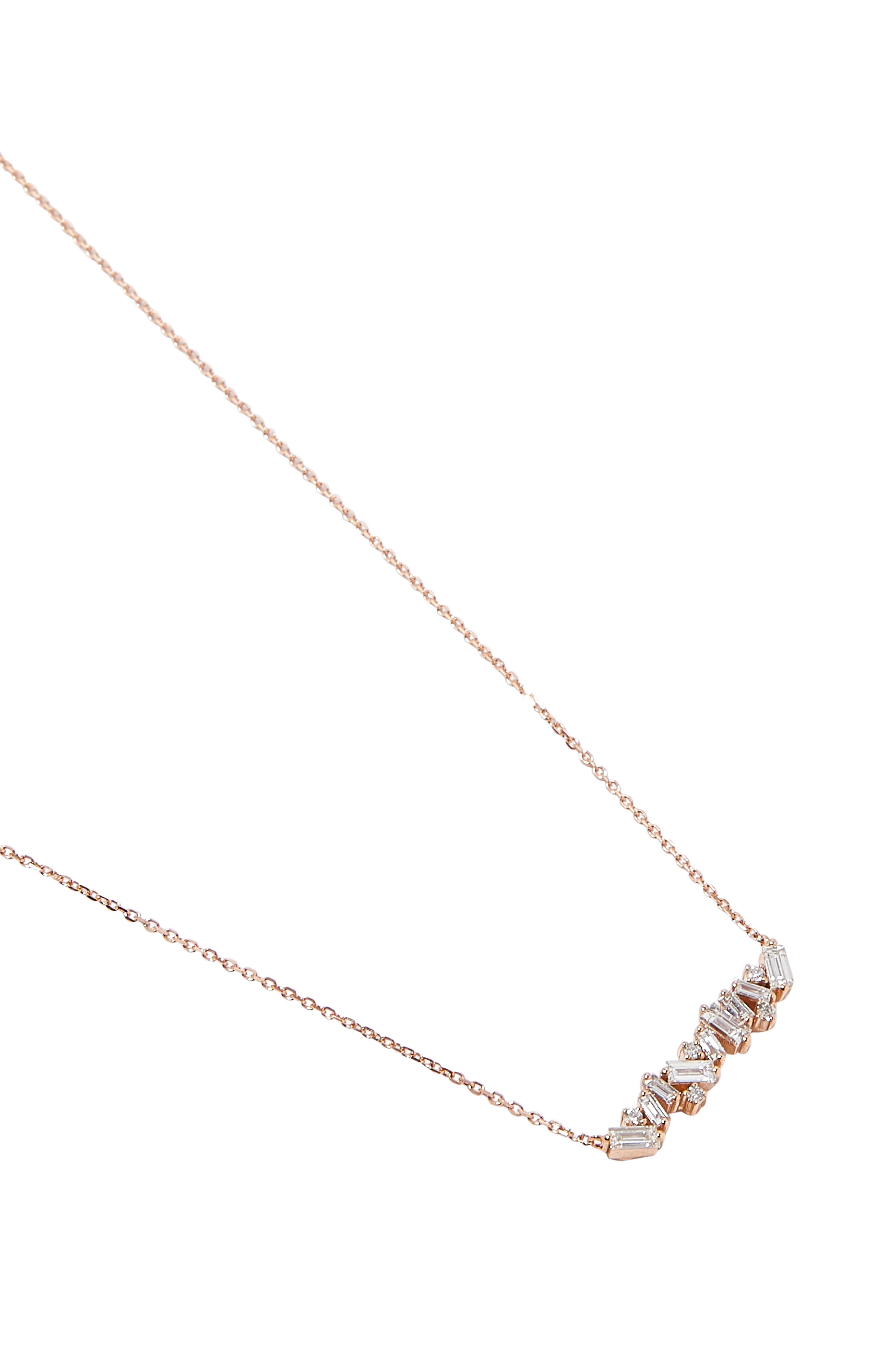 Fireworks Diamond Bar Necklace