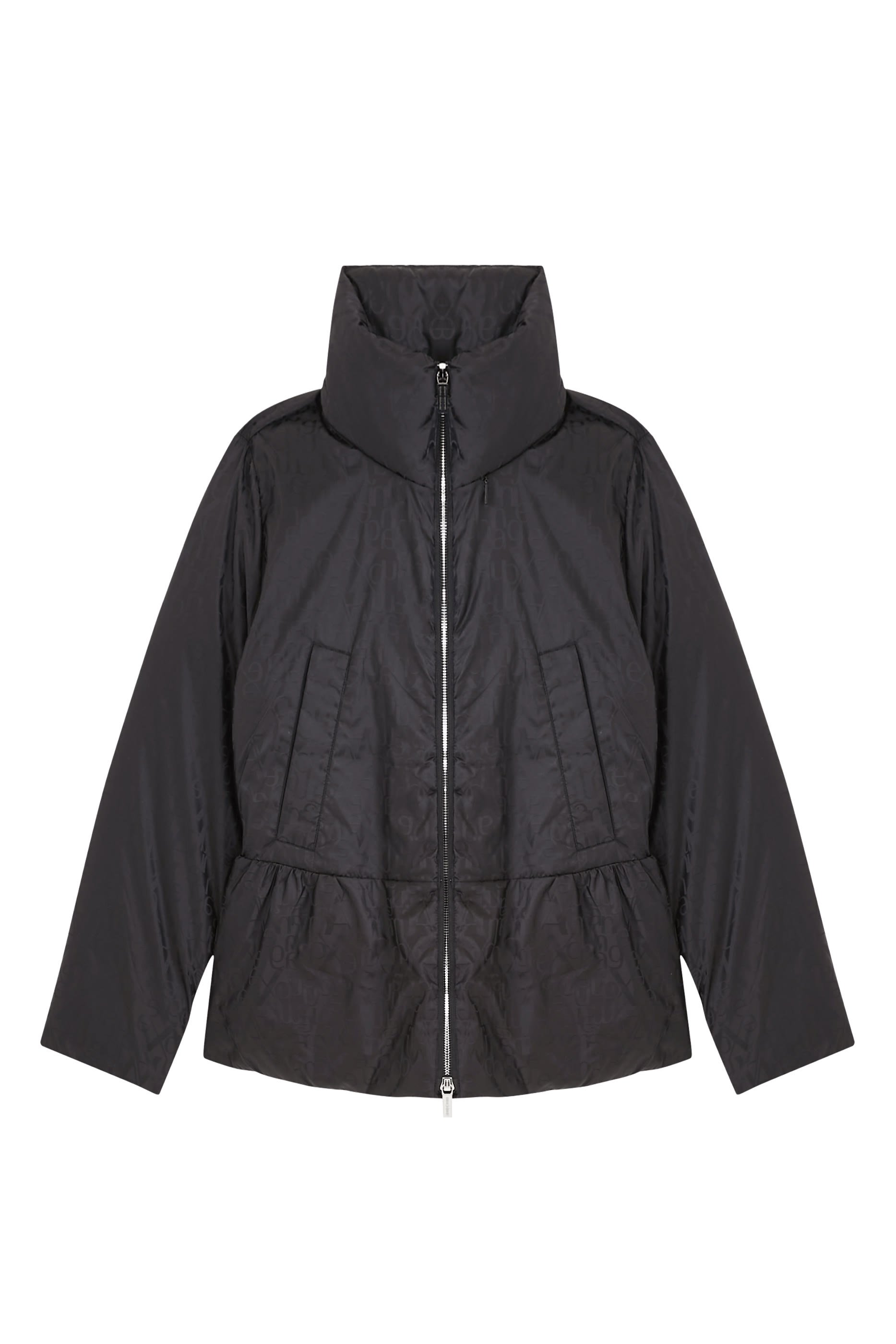 Logo Nylon Jacquard Jacket