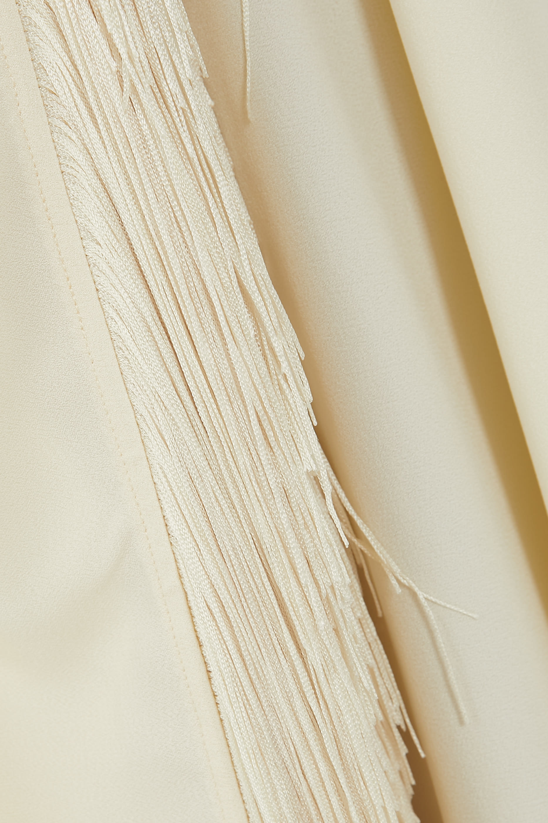 Very Ross Fringed Crepe Kaftan