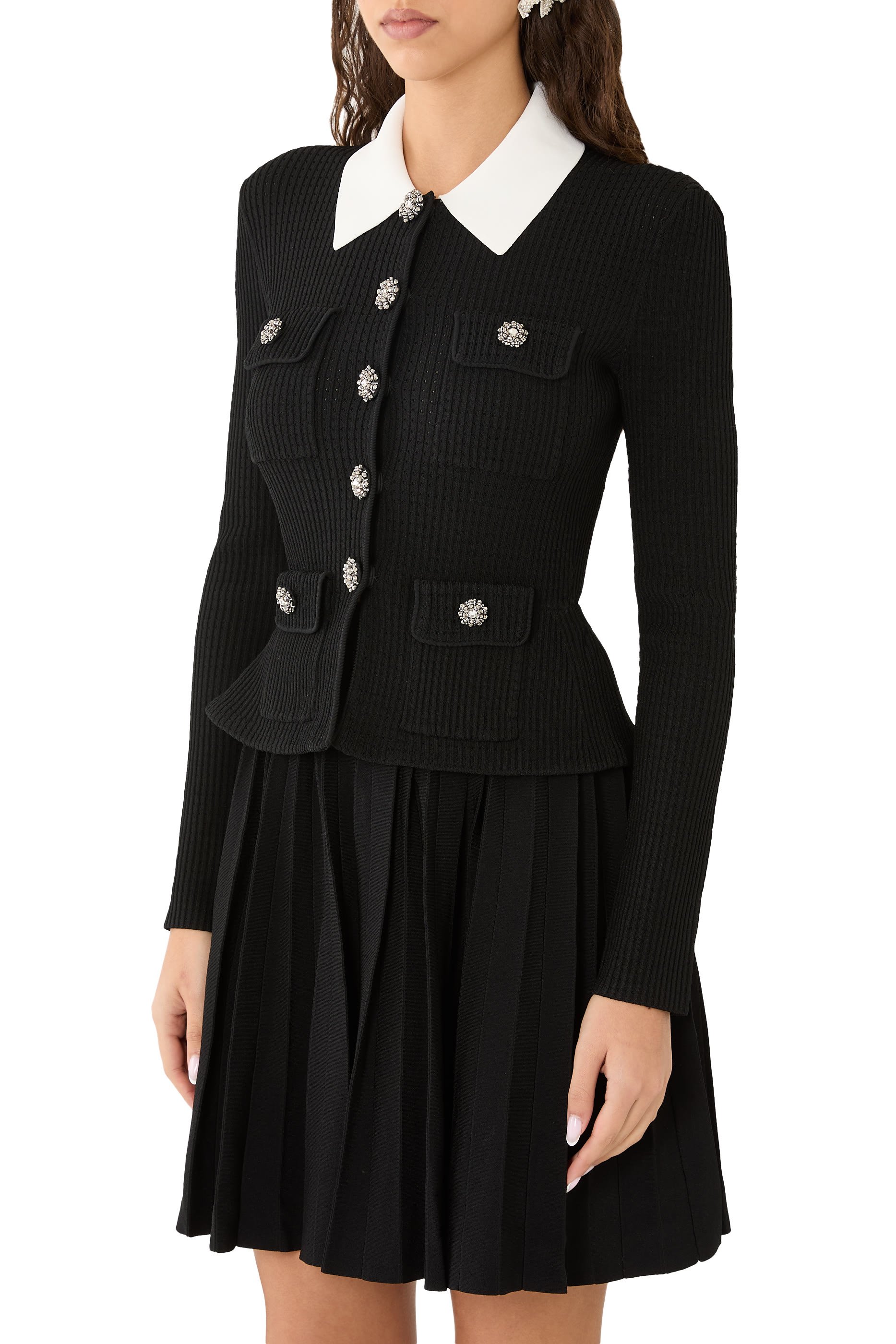 Tailored Knit Mini Dress