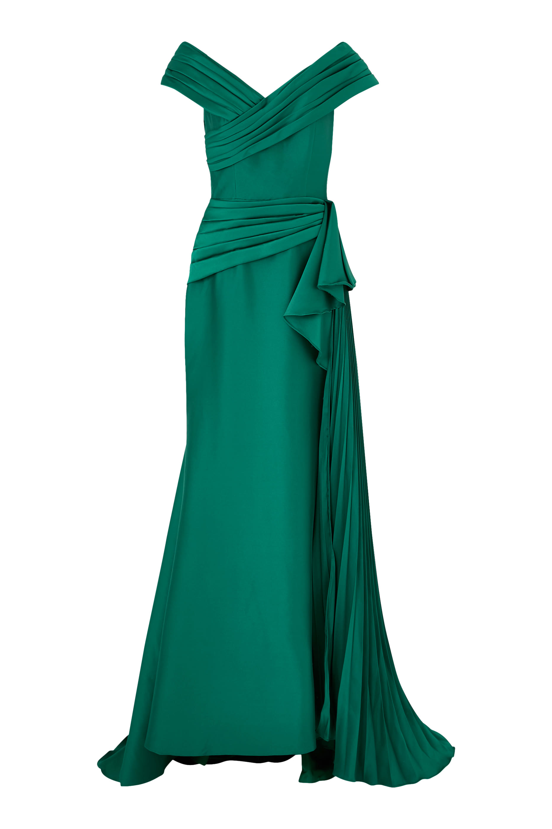 Off the Shoulder Draped Dress