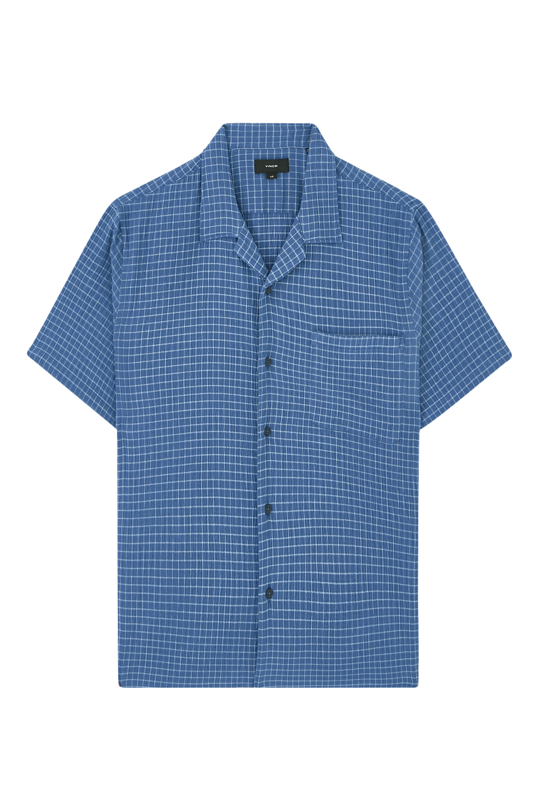 Provence Plaid Double-Face Italian Cotton Shirt