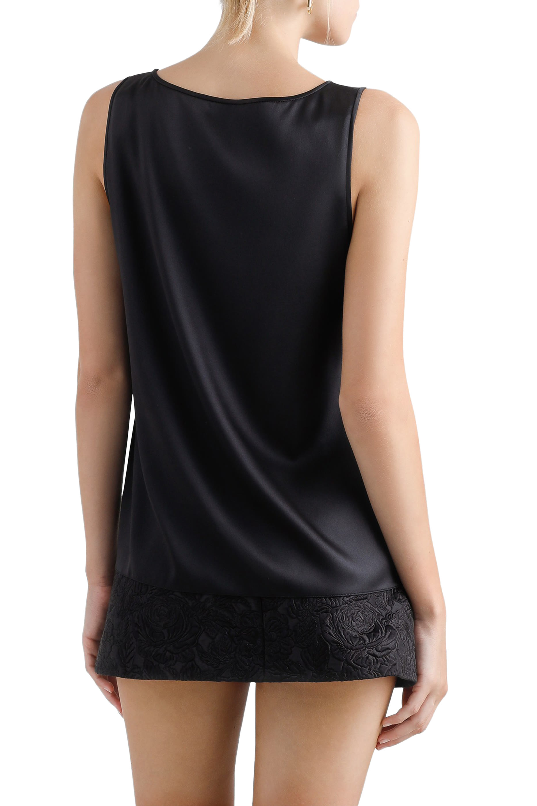 Satin DG Logo Pin Tank Top